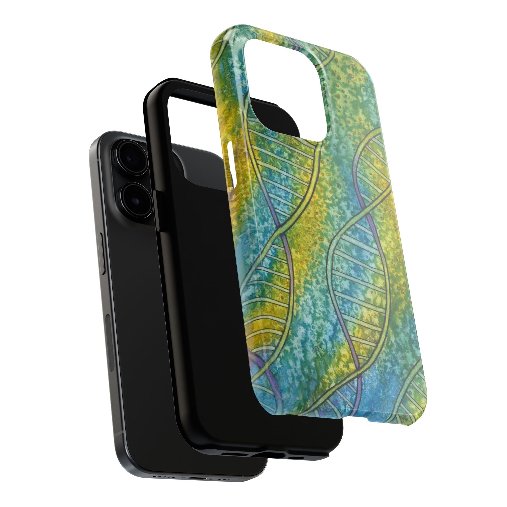 Tough Phone Case - All iPhones and Samsung Galaxys - Exciting Abstract Design #99 Crop of DNA