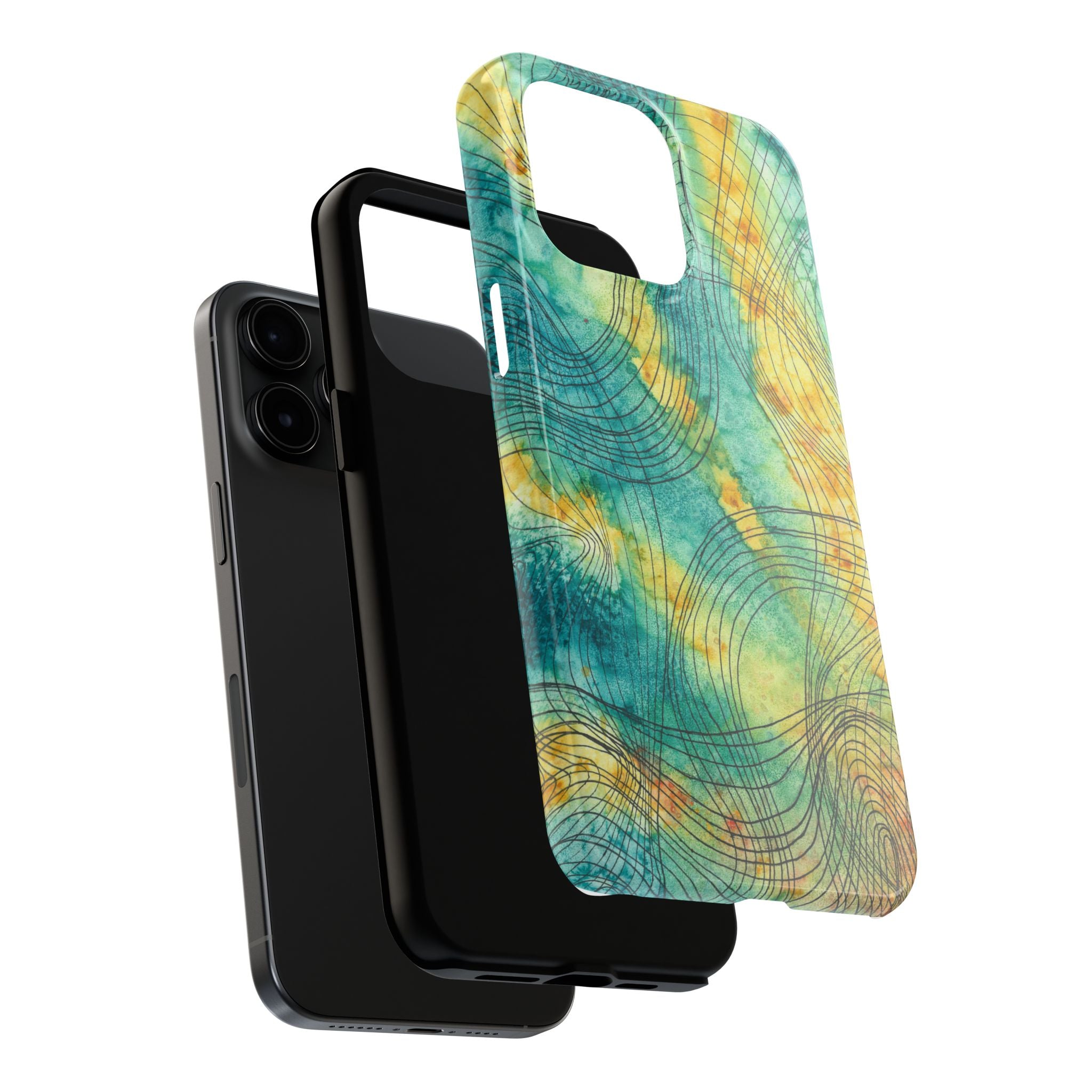 Tough Phone Case - All iPhones and Samsung Galaxys - Exciting Abstract Design #81 The Only Way Is Up