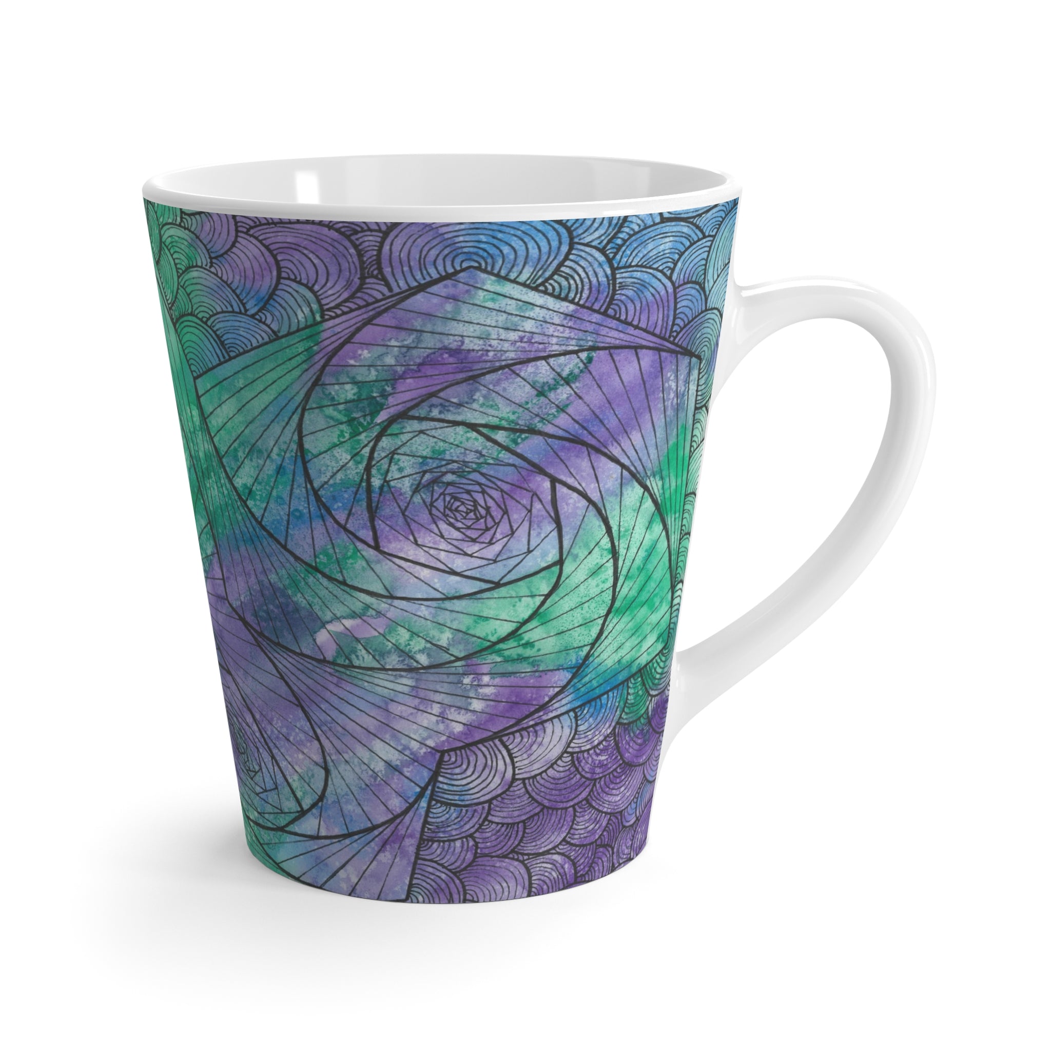 Coffee Mugs and Cups. Colourful Abstract Designs. Perfect for Home, Office or Special Gift #50 If Not Now When