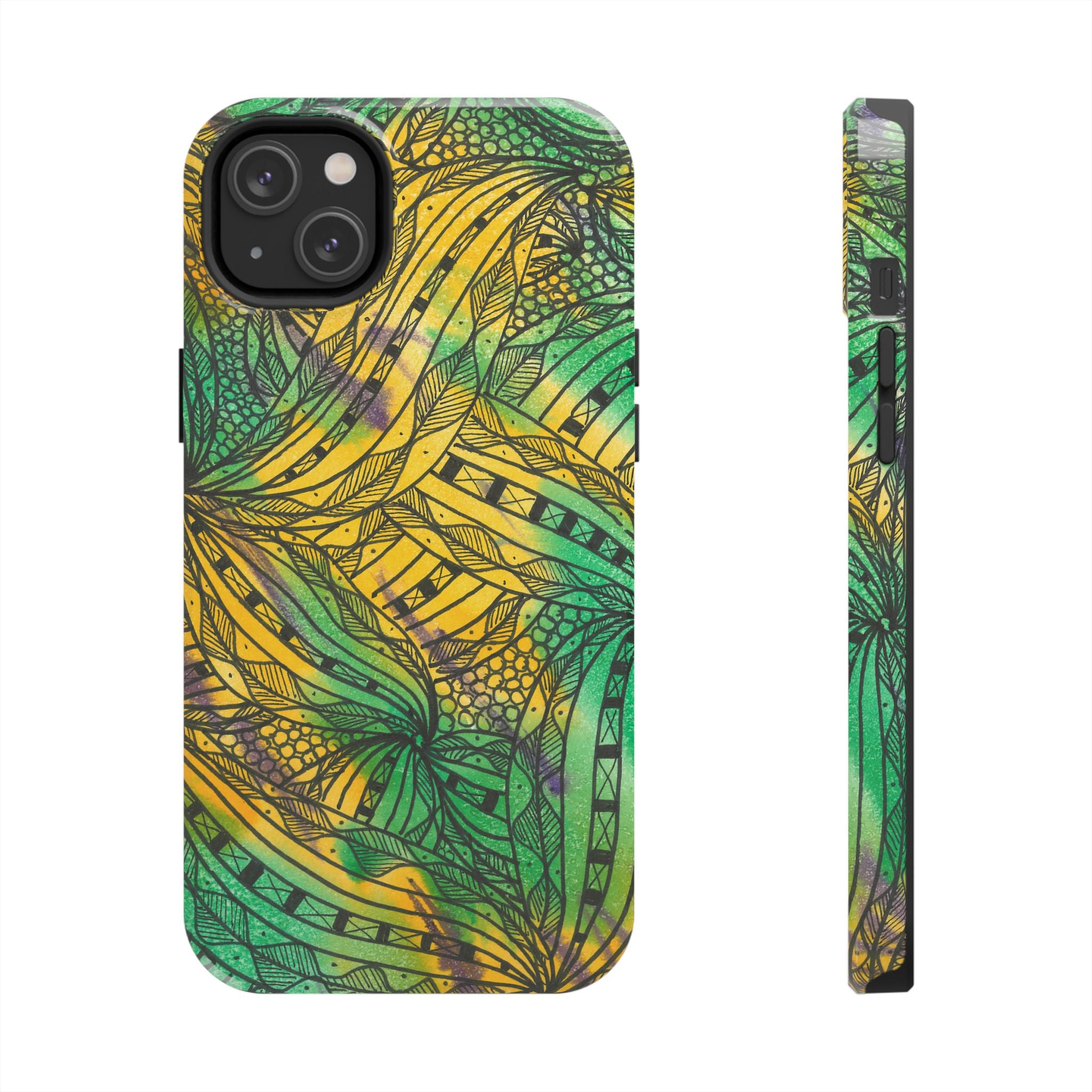 Tough Phone Case - All iPhones and Samsung Galaxys - Exciting Abstract Design #37 Shubbery!