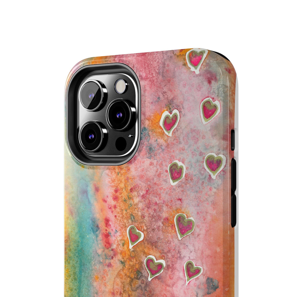 Tough Phone Case - All iPhones and Samsung Galaxys - Exciting Abstract Design #96 Love, Friendship, integrity