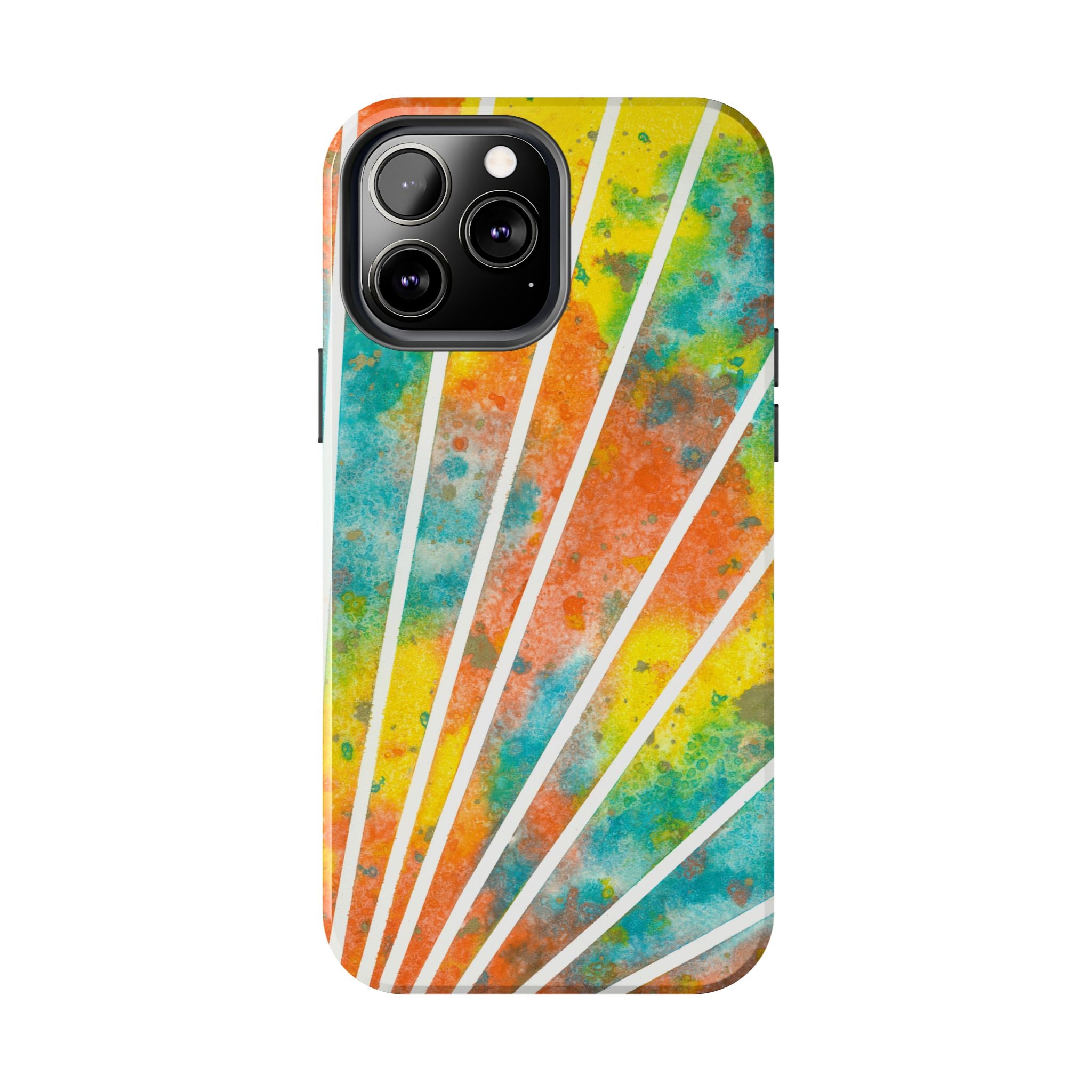 Tough Phone Case - All iPhones and Samsung Galaxys - Exciting Abstract Design #101 Your Energy Radiates