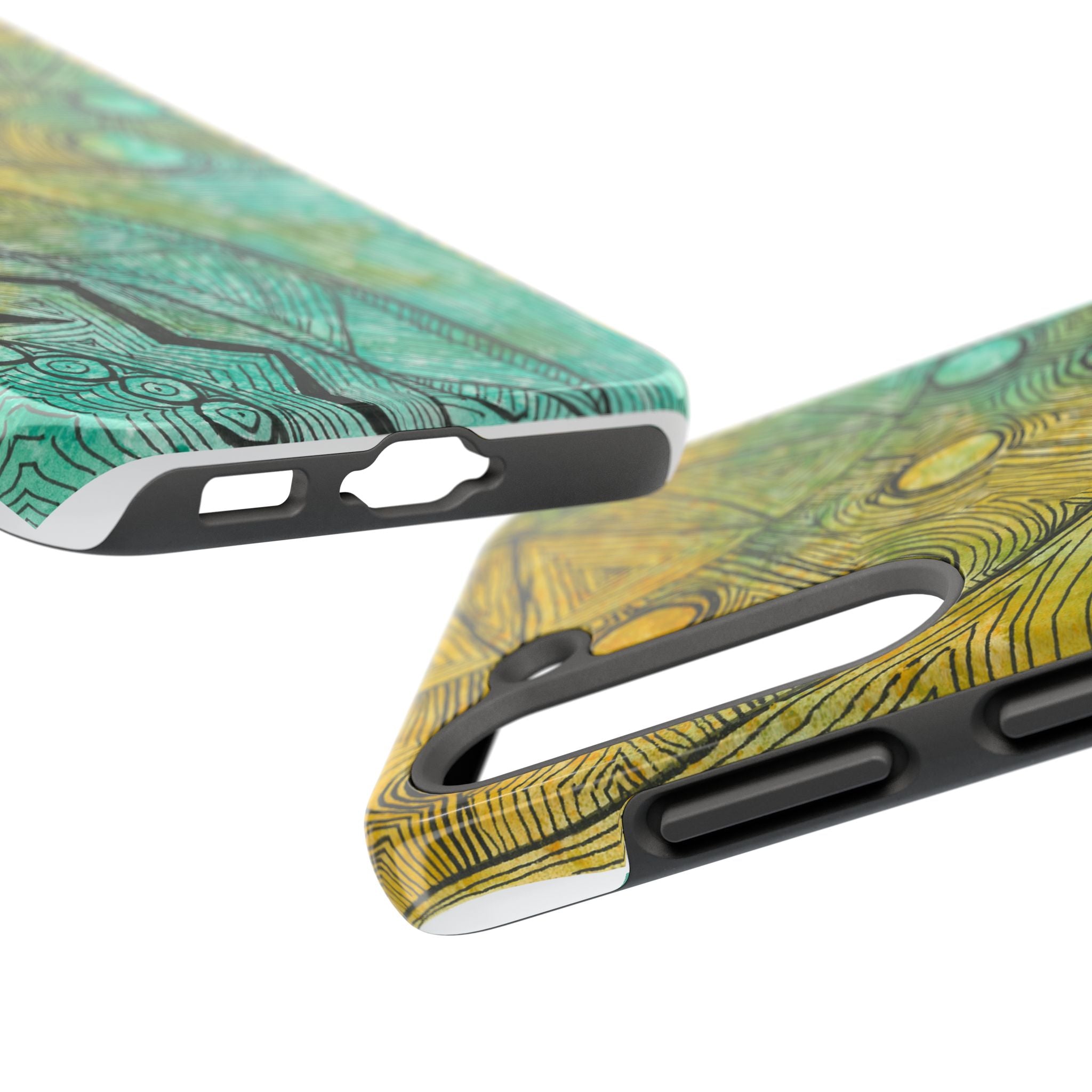 Tough Phone Case - All iPhones and Samsung Galaxys - Exciting Abstract Design #27 Come What May