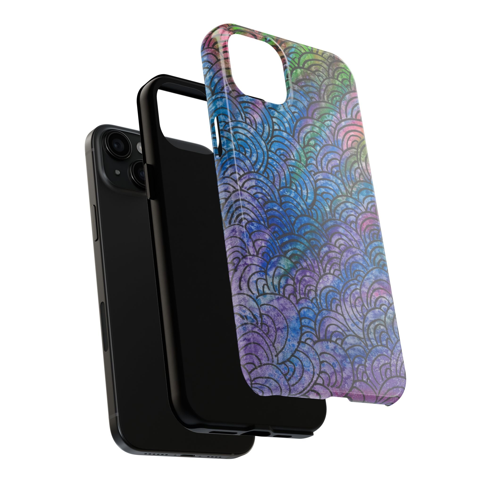 Tough Phone Case - All iPhones and Samsung Galaxys - Exciting Abstract Design #84 Ah! The Past