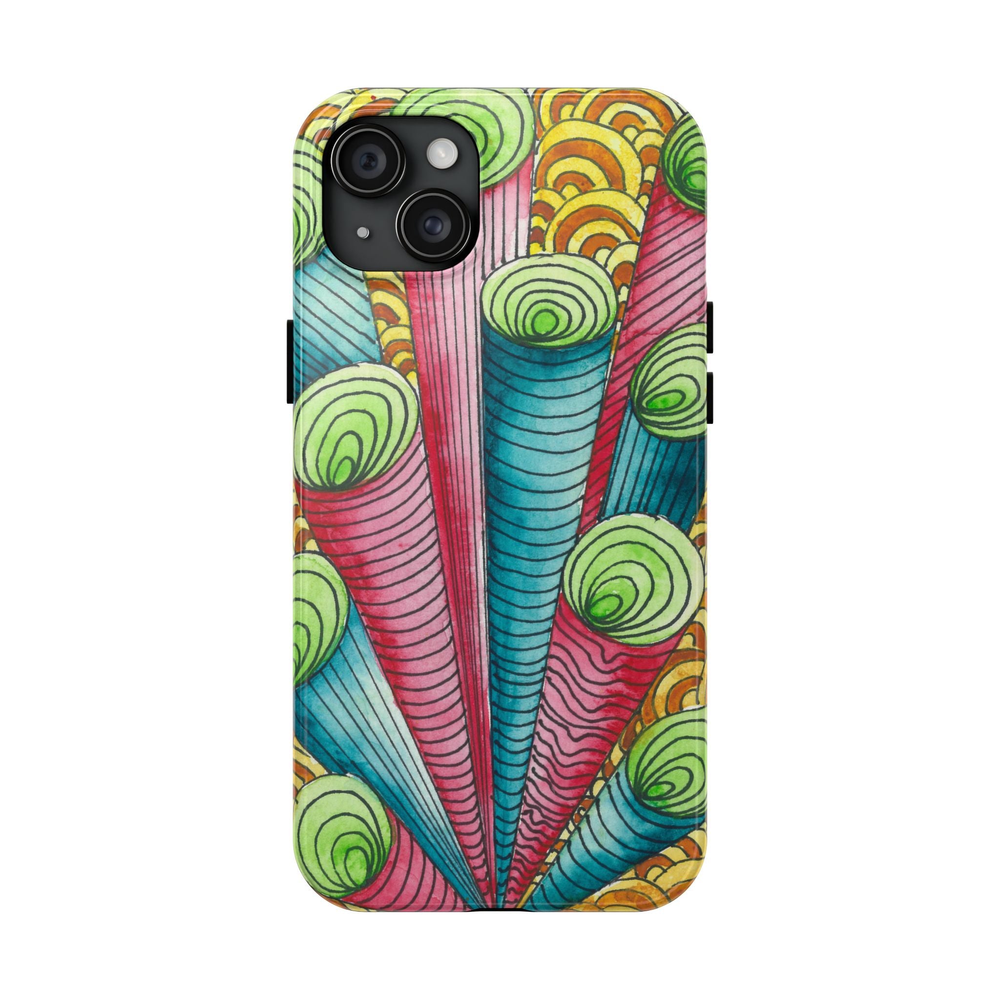 Tough Phone Case - All iPhones and Samsung Galaxys - Exciting Abstract Design #93 On A Mission