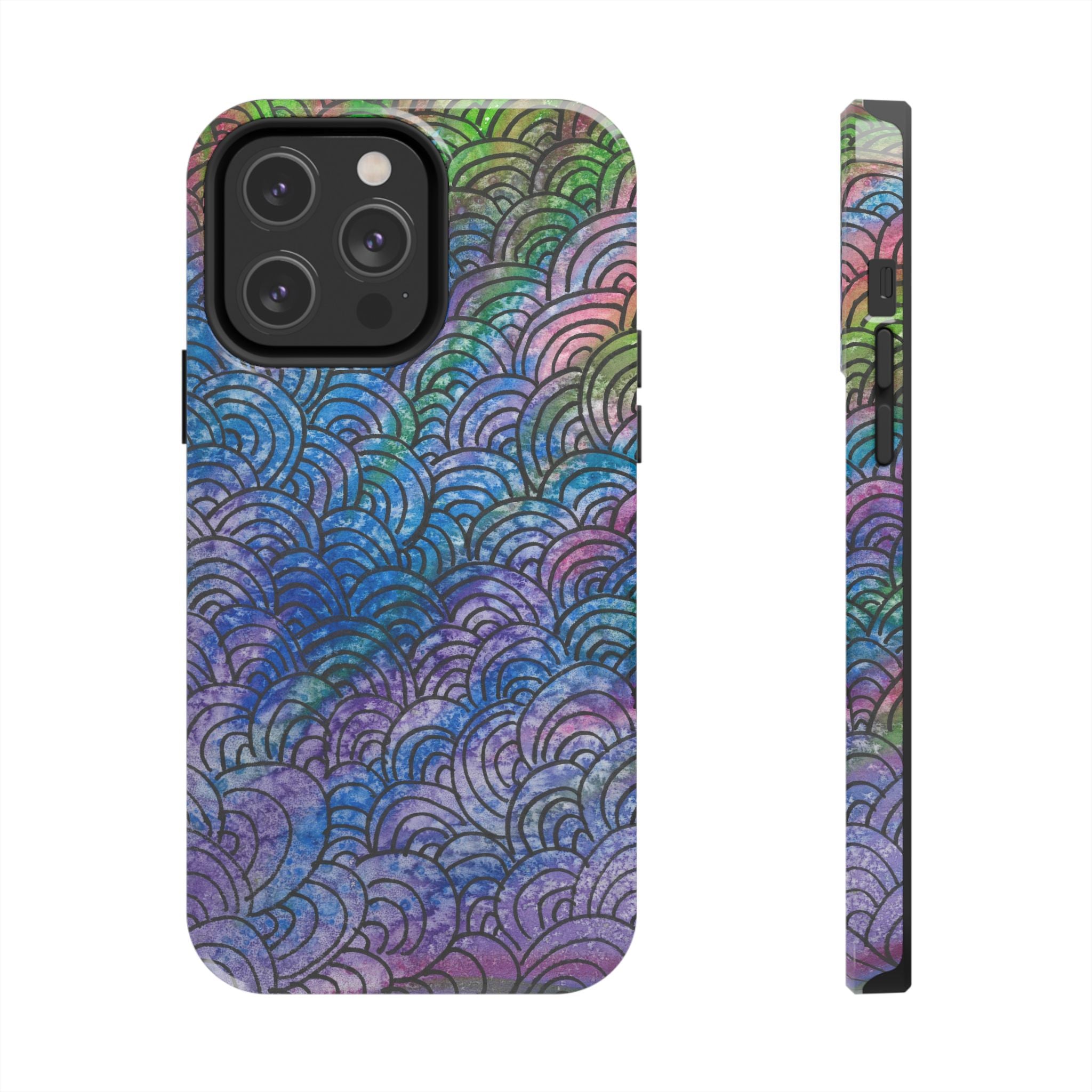 Tough Phone Case - All iPhones and Samsung Galaxys - Exciting Abstract Design #84 Ah! The Past