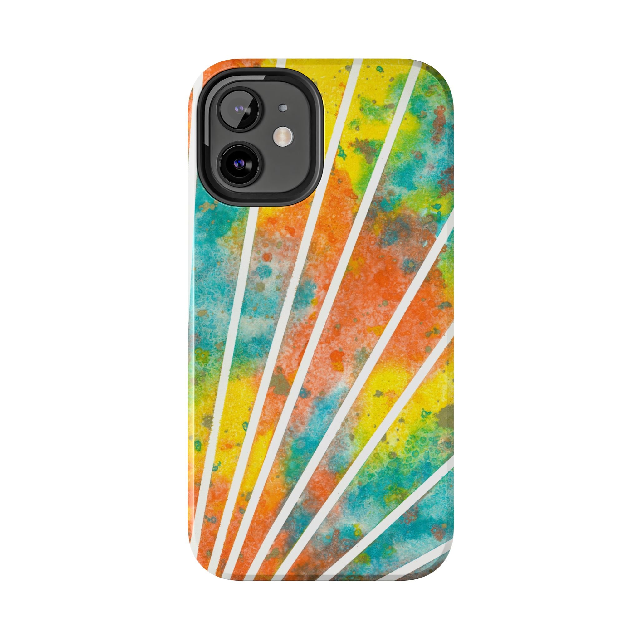 Tough Phone Case - All iPhones and Samsung Galaxys - Exciting Abstract Design #101 Your Energy Radiates