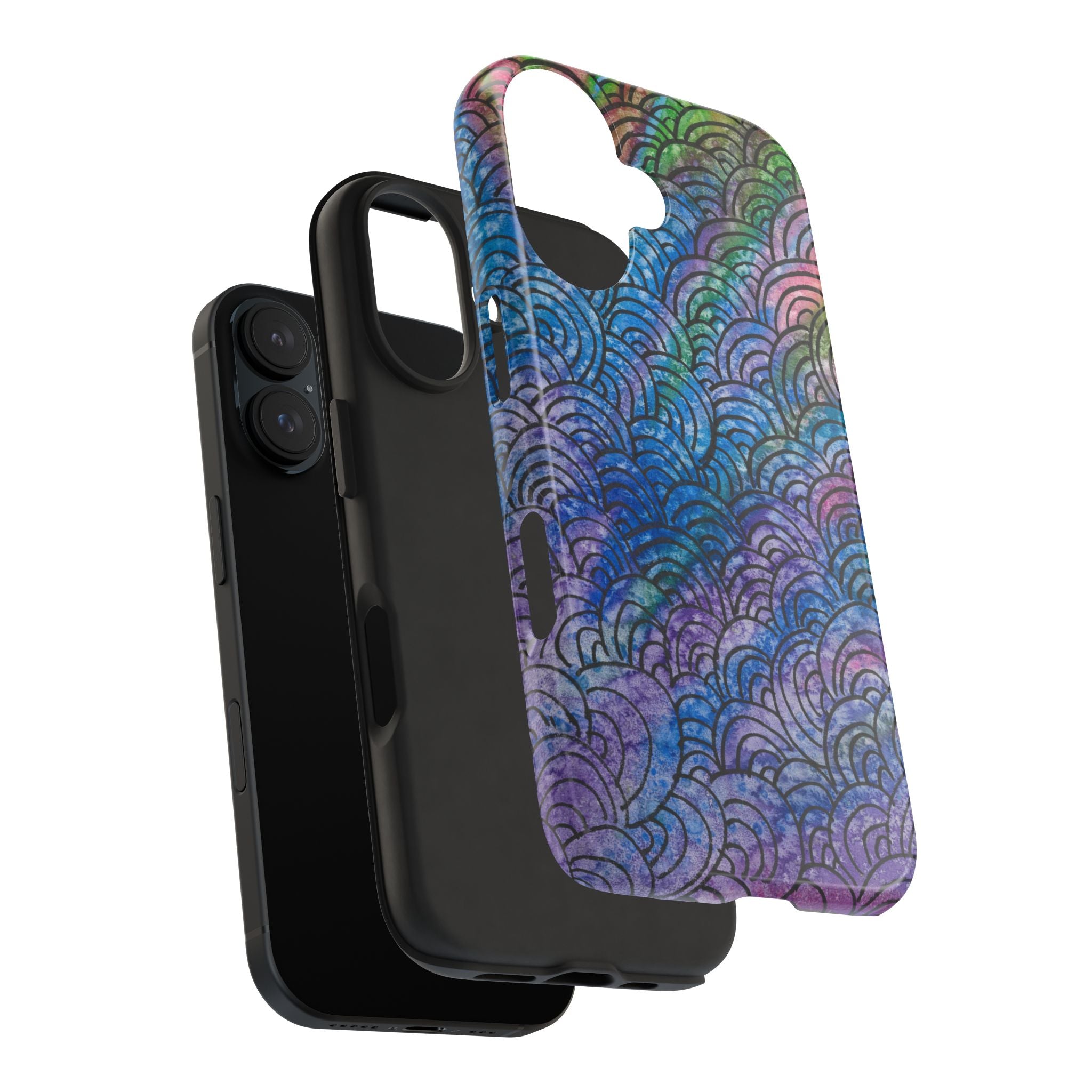 Tough Phone Case - All iPhones and Samsung Galaxys - Exciting Abstract Design #84 Ah! The Past