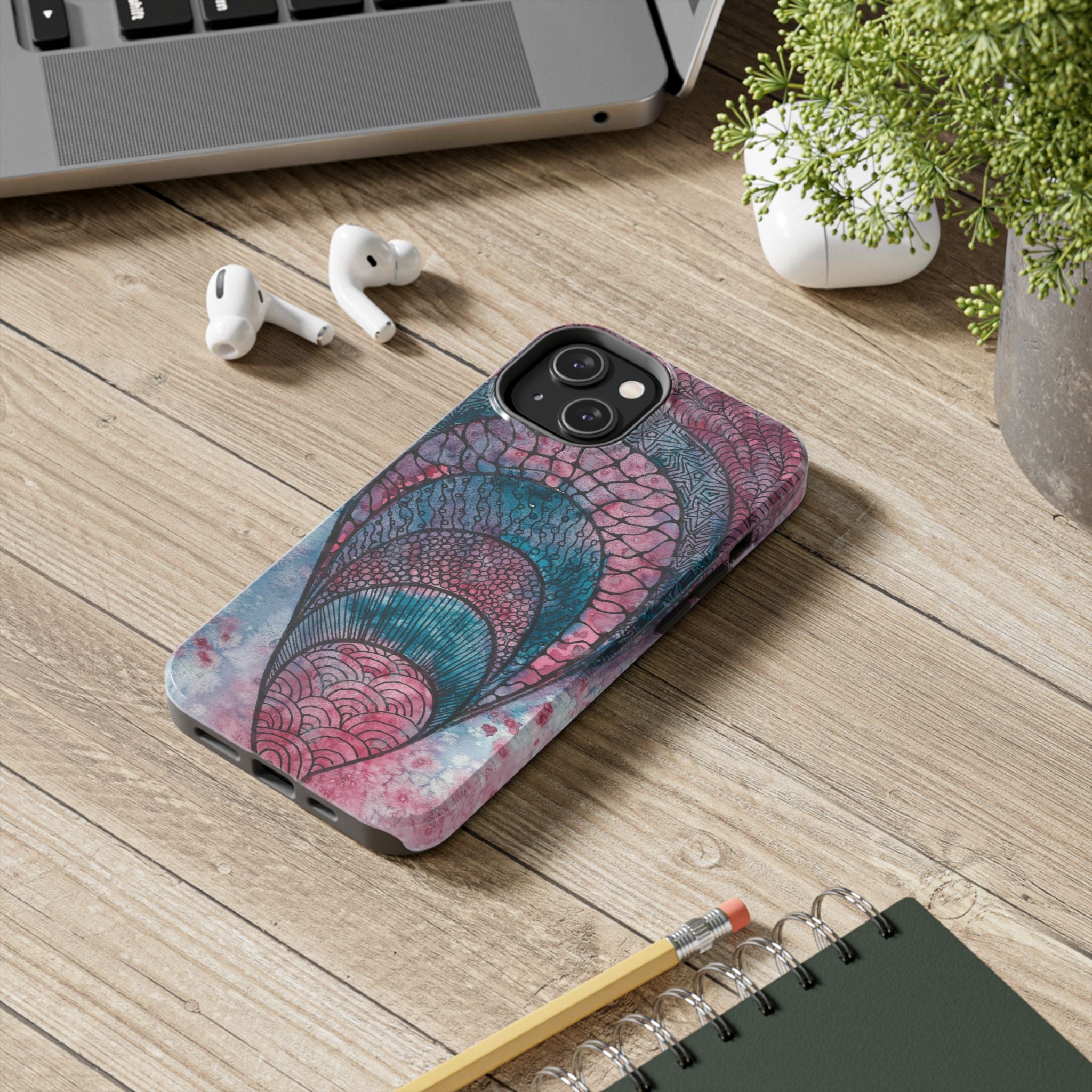 Tough Phone Case - All iPhones and Samsung Galaxys - Exciting Abstract Design #92 The Goddess Lives