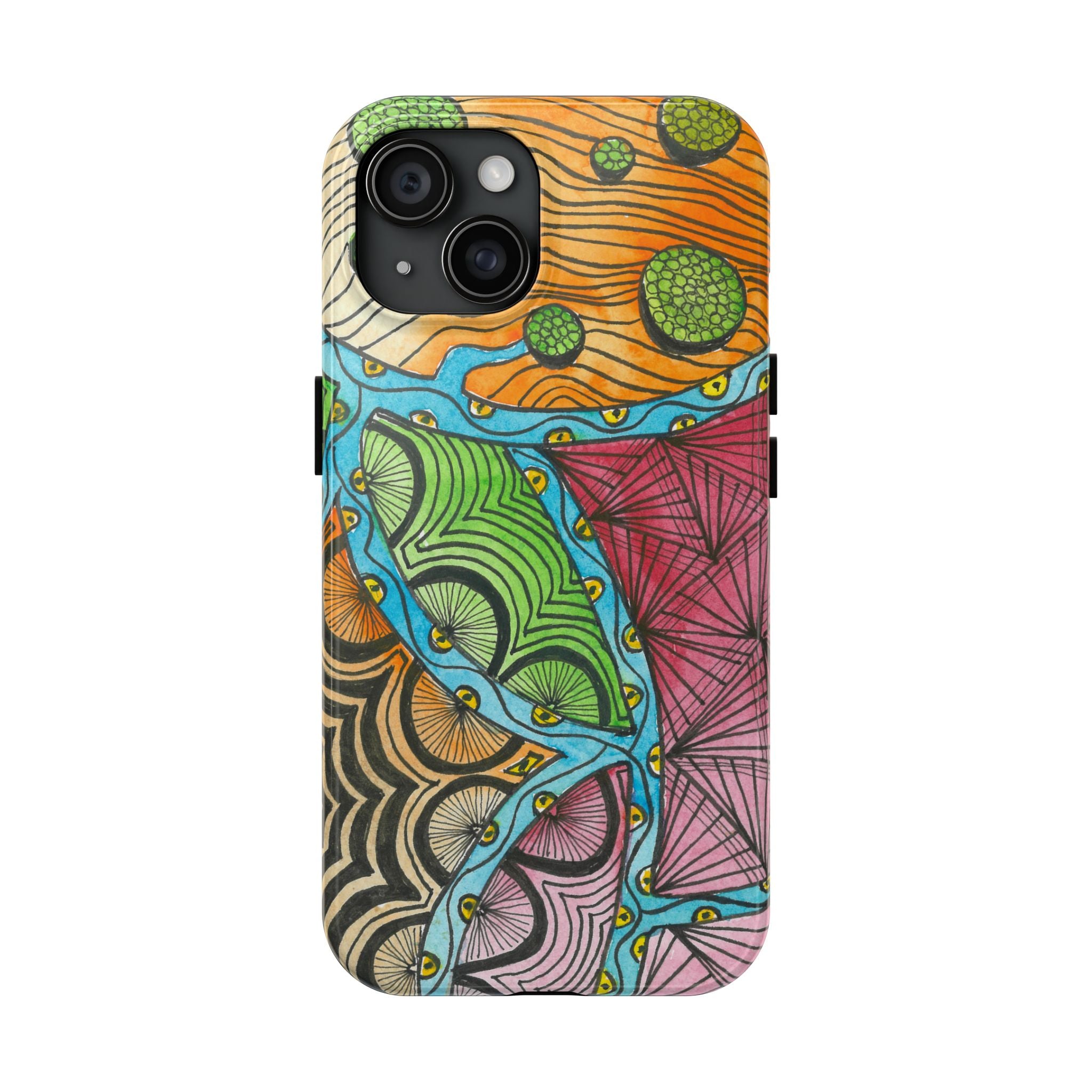 Tough Phone Case - All iPhones and Samsung Galaxys - Exciting Abstract Design #11 Today's The Day