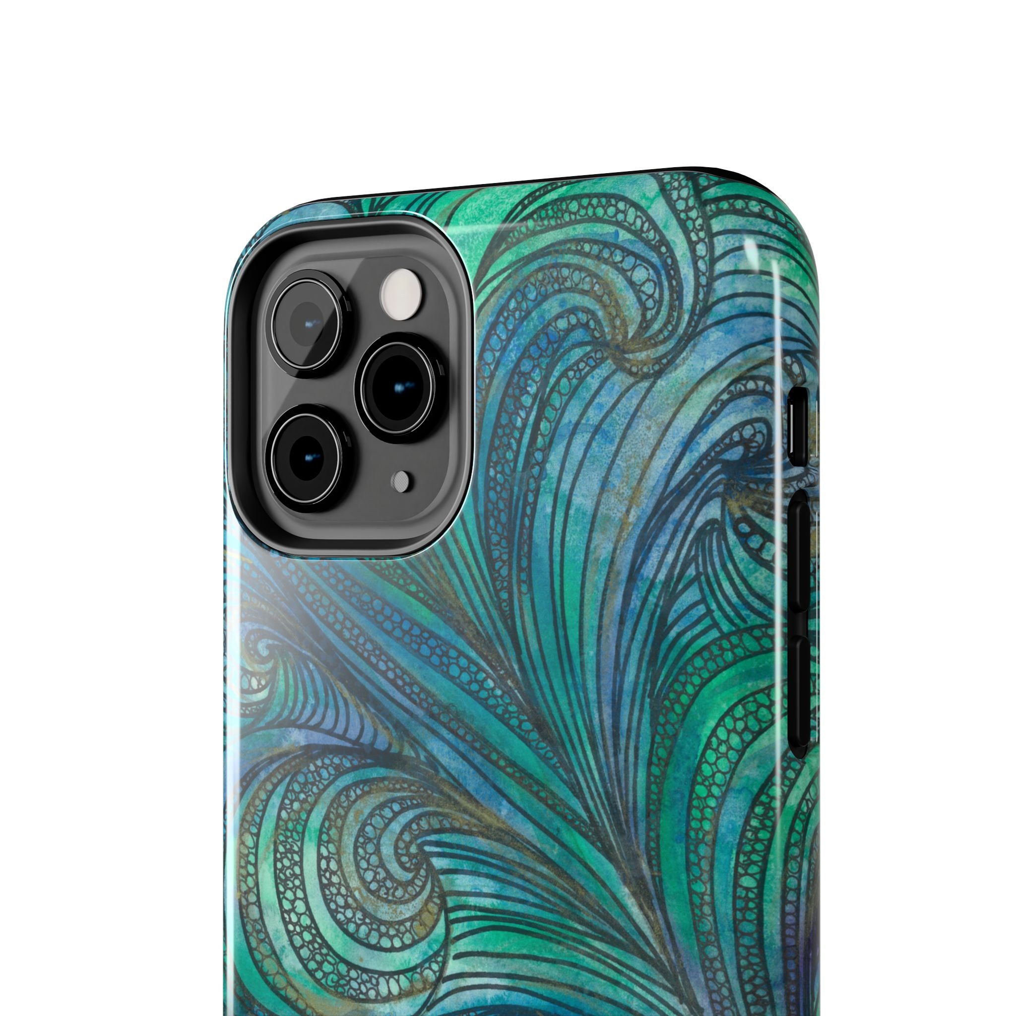 Tough Phone Case - All iPhones and Samsung Galaxys - Exciting Abstract Design #71 Call Of The Sea