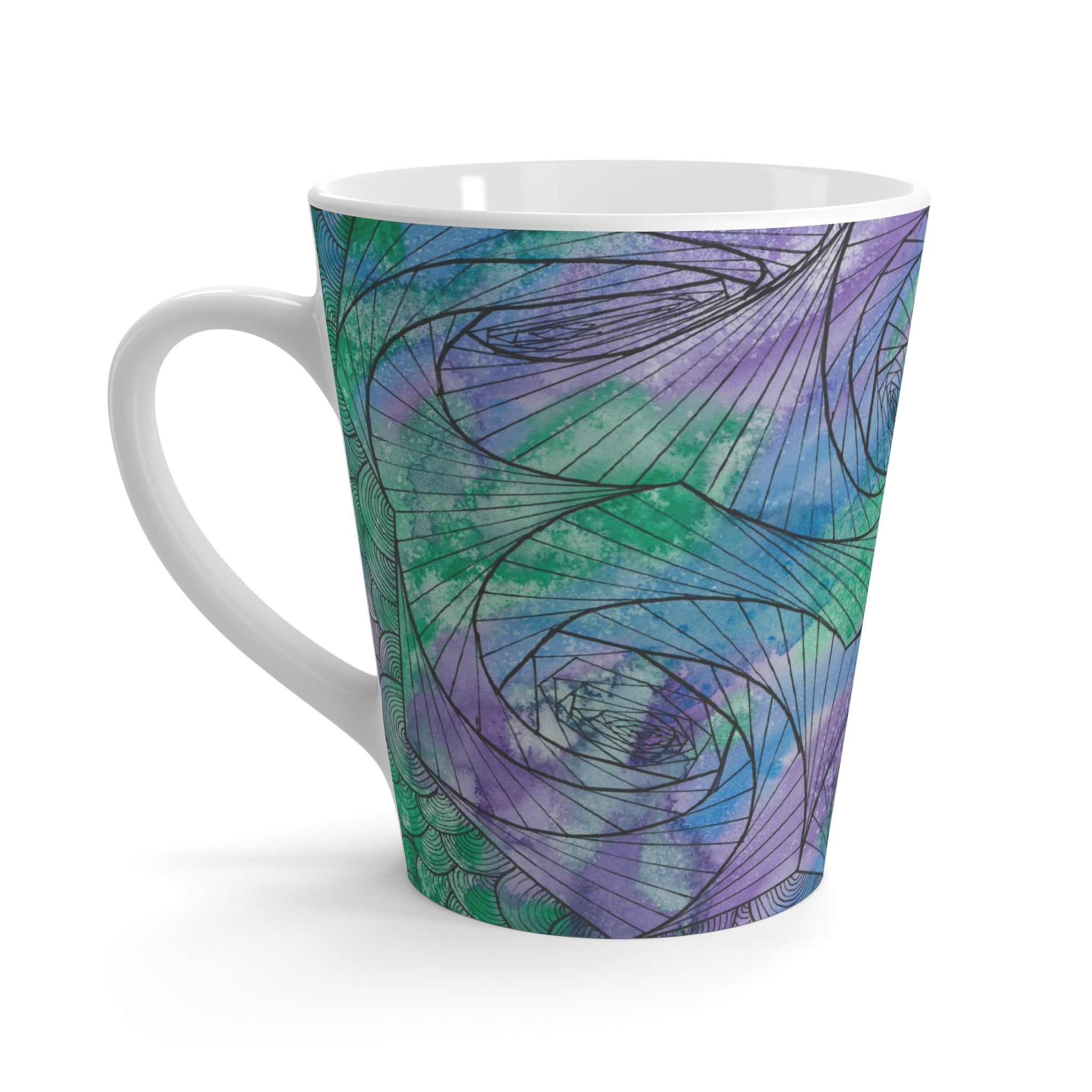 Coffee Mugs and Cups. Colourful Abstract Designs. Perfect for Home, Office or Special Gift #50 If Not Now When