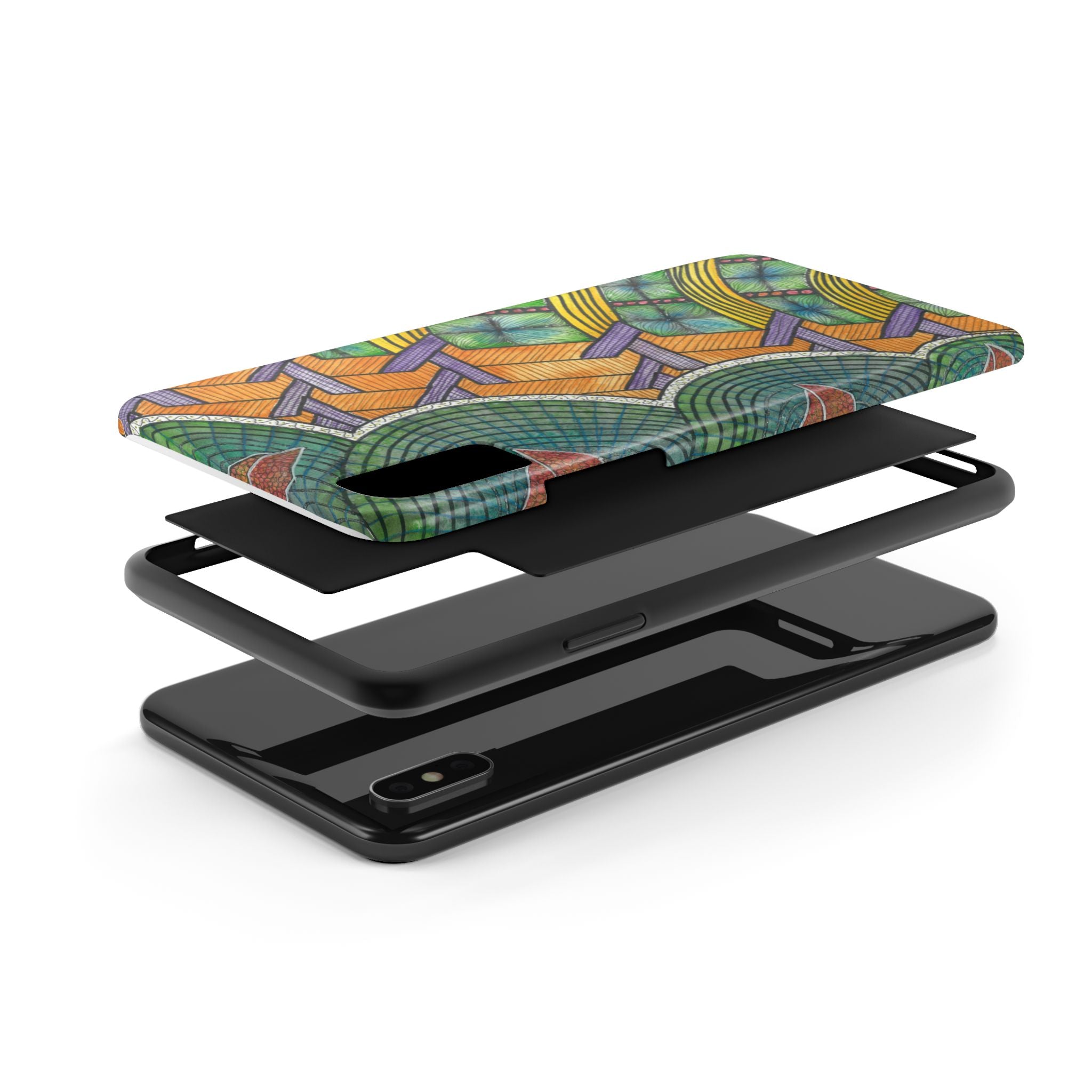 Tough Phone Case - All iPhones and Samsung Galaxys - Exciting Abstract Design #31 T'Eye Land