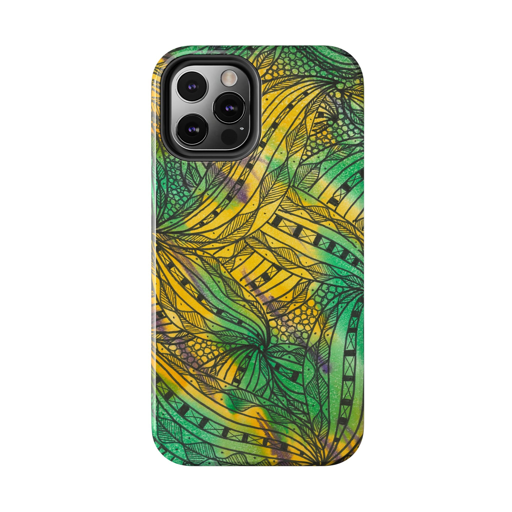 Tough Phone Case - All iPhones and Samsung Galaxys - Exciting Abstract Design #37 Shubbery!