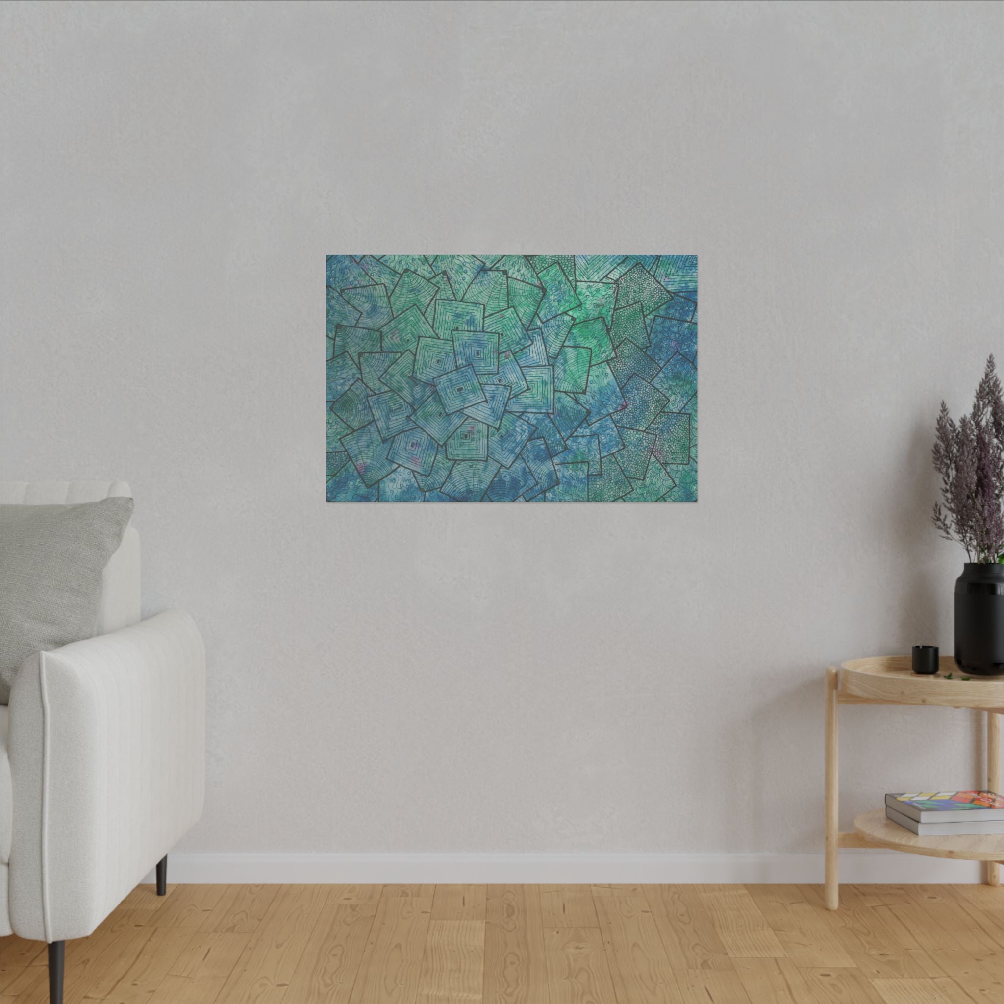 Large Colourful Wall Art, Canvas Prints, For Office, Bedroom or Living Room, or Special Gift #65 And The Answer Is?