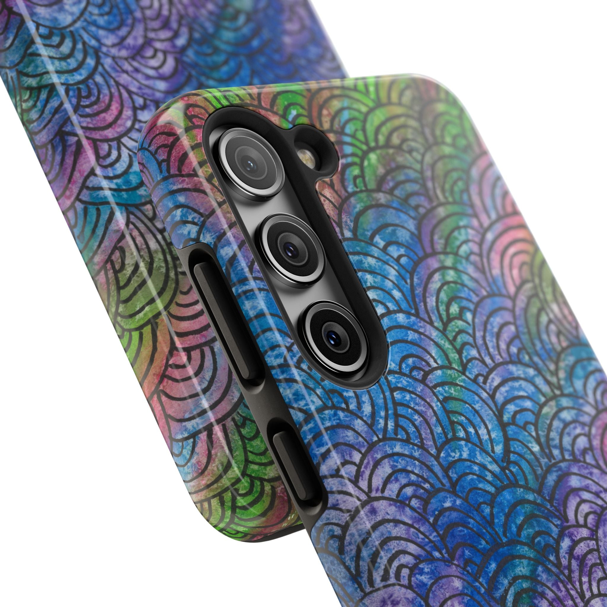 Tough Phone Case - All iPhones and Samsung Galaxys - Exciting Abstract Design #84 Ah! The Past