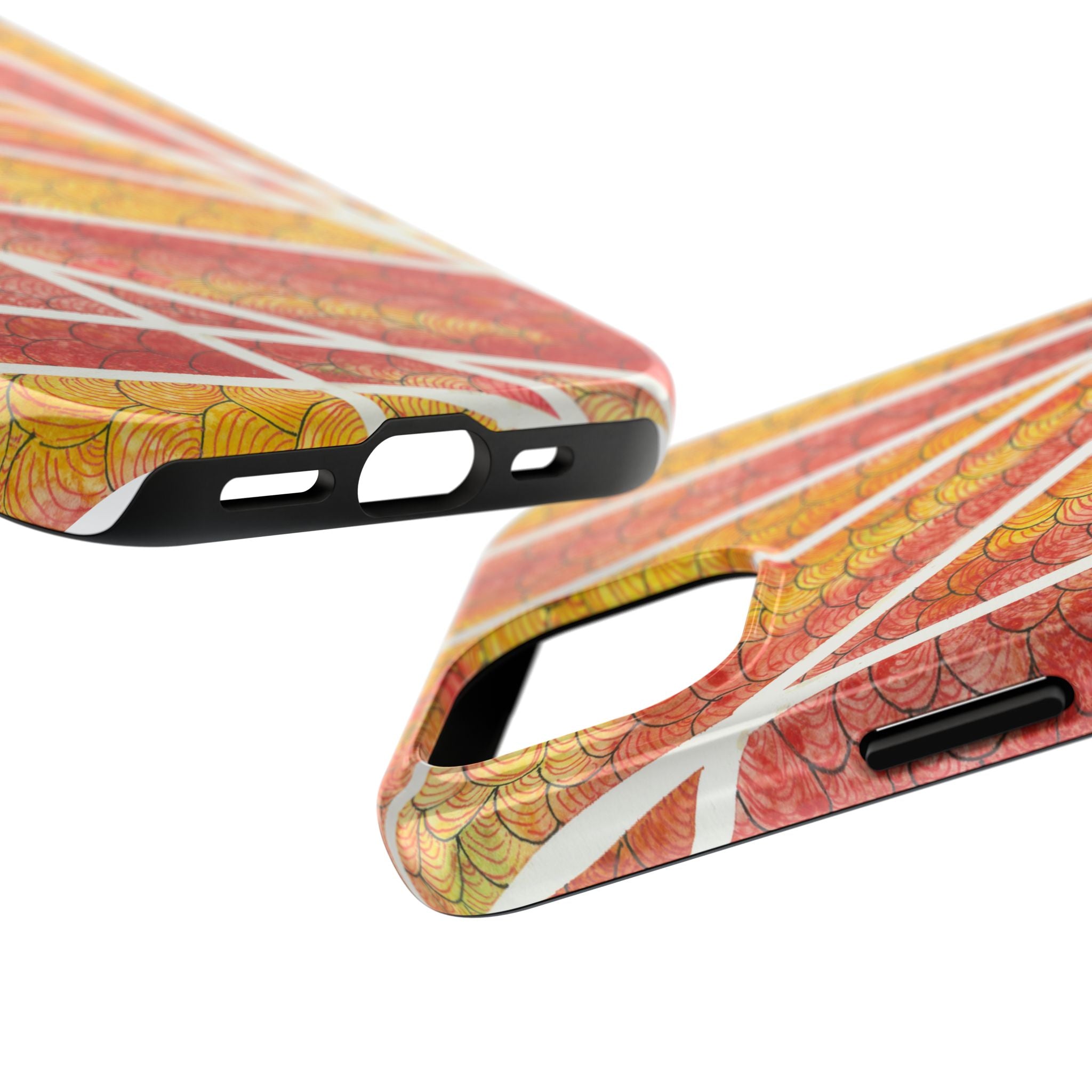 Tough Phone Case - All iPhones and Samsung Galaxys - Exciting Abstract Design #67 Max Mimosa