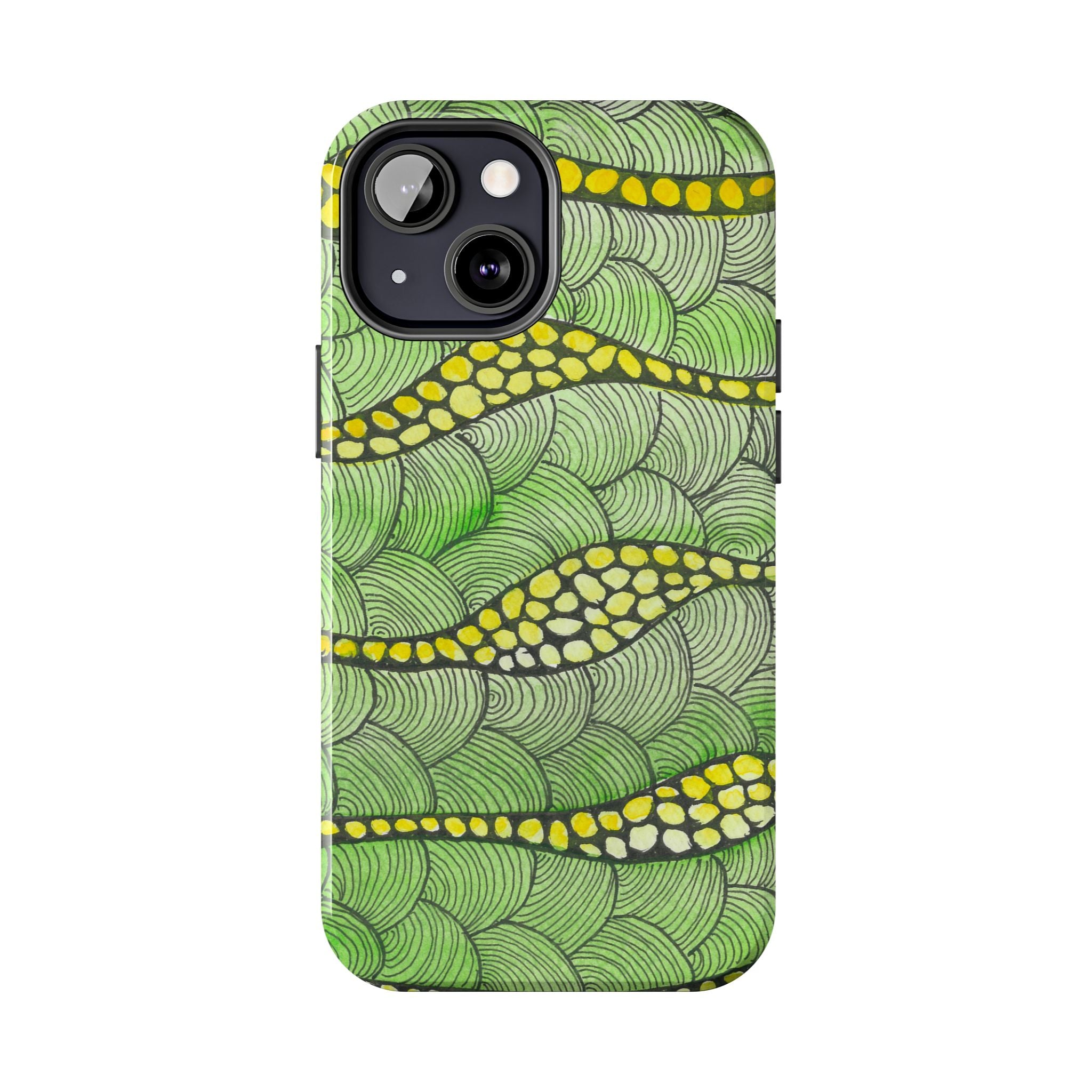 Tough Phone Case - All iPhones and Samsung Galaxys - Exciting Abstract Design #13 Watcha Thinking