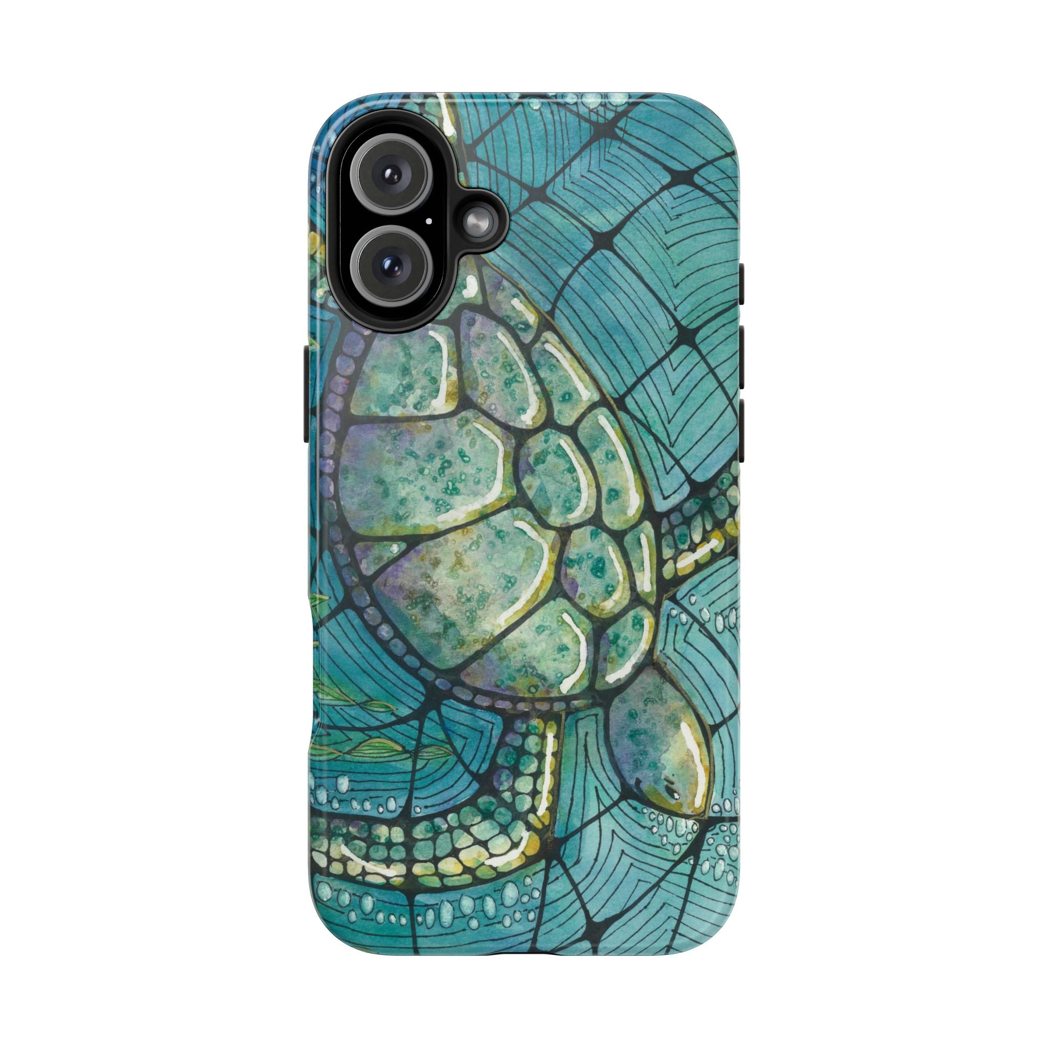 Tough Phone Case - All iPhones and Samsung Galaxys - Exciting Abstract Design #73 Turtling Along