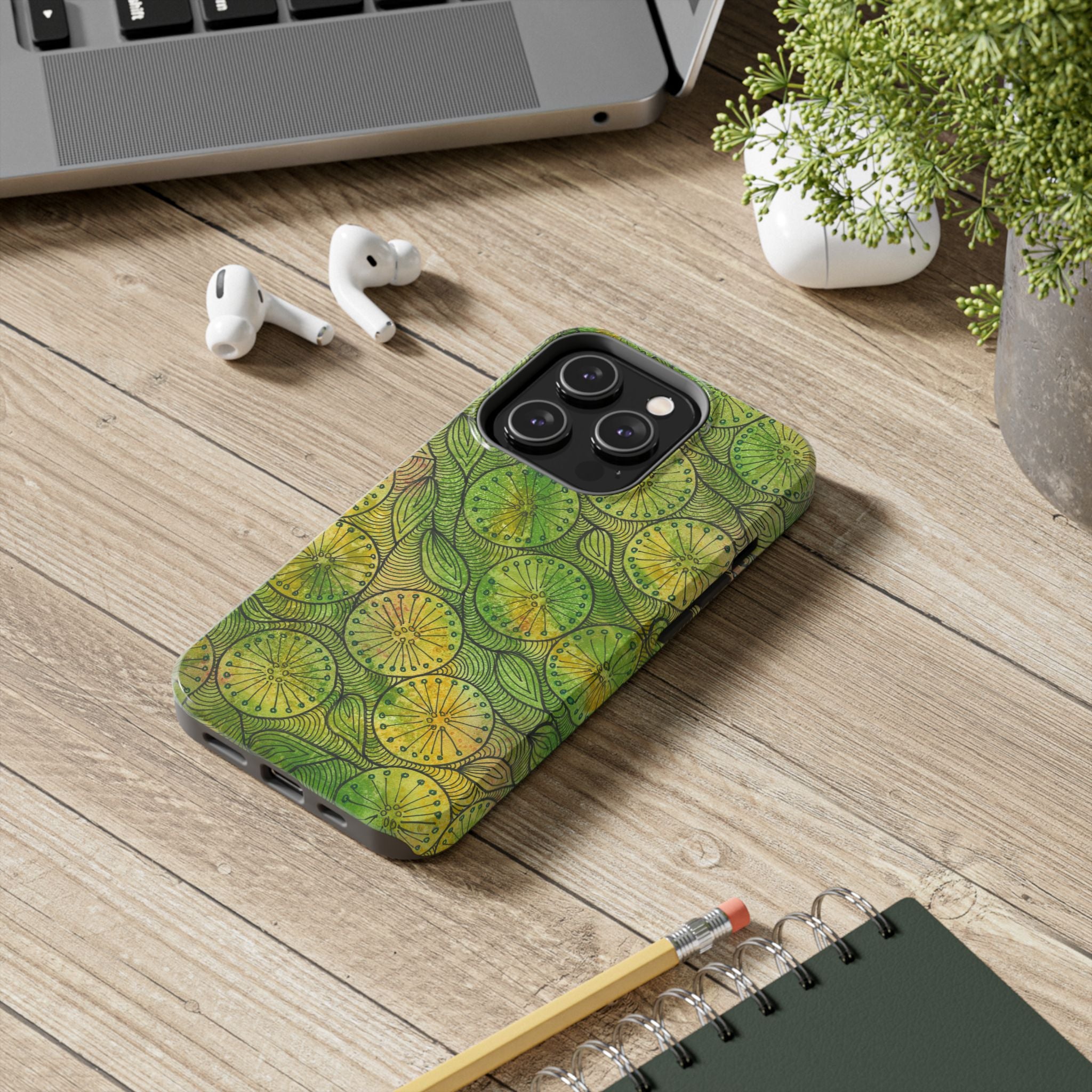 Tough Phone Case - All iPhones and Samsung Galaxys - Exciting Abstract Design #63 Margarita Mondays