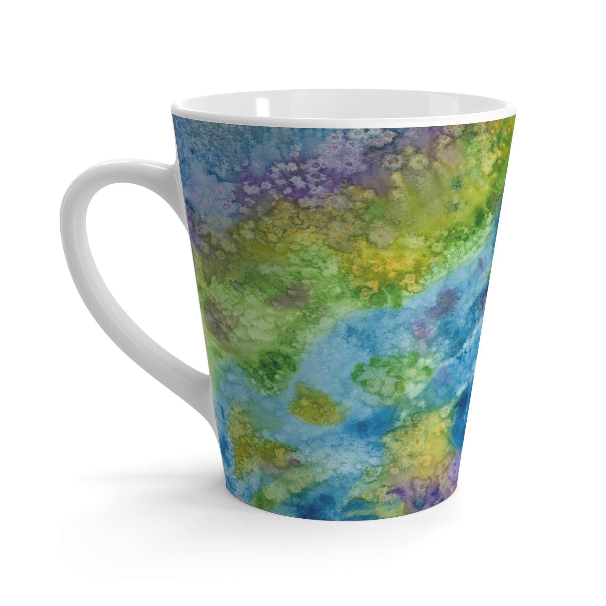 Coffee Mugs and Cups. Colourful Abstract Designs. Perfect for Home, Office or Special Gift #60 Happy Holidays
