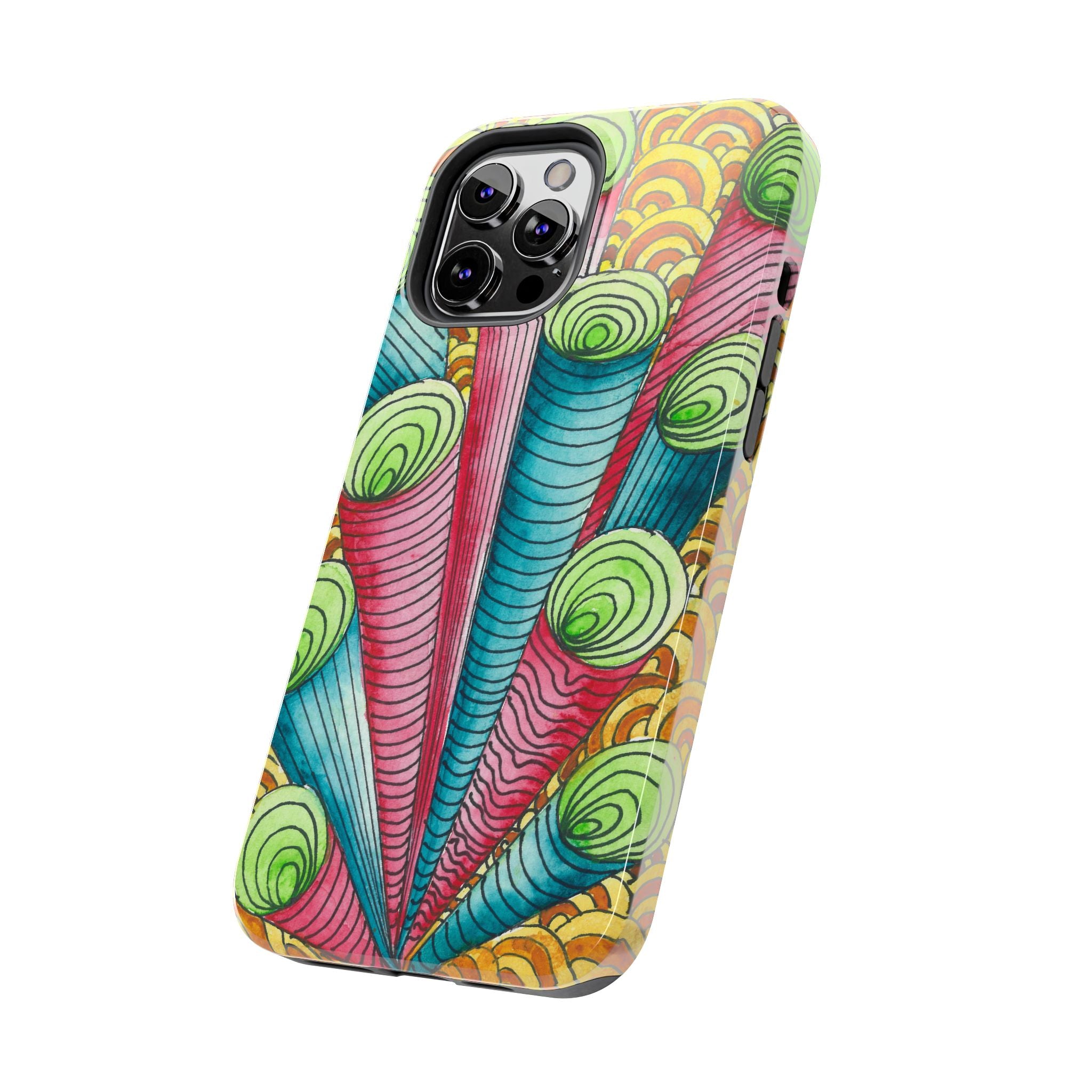 Tough Phone Case - All iPhones and Samsung Galaxys - Exciting Abstract Design #93 On A Mission