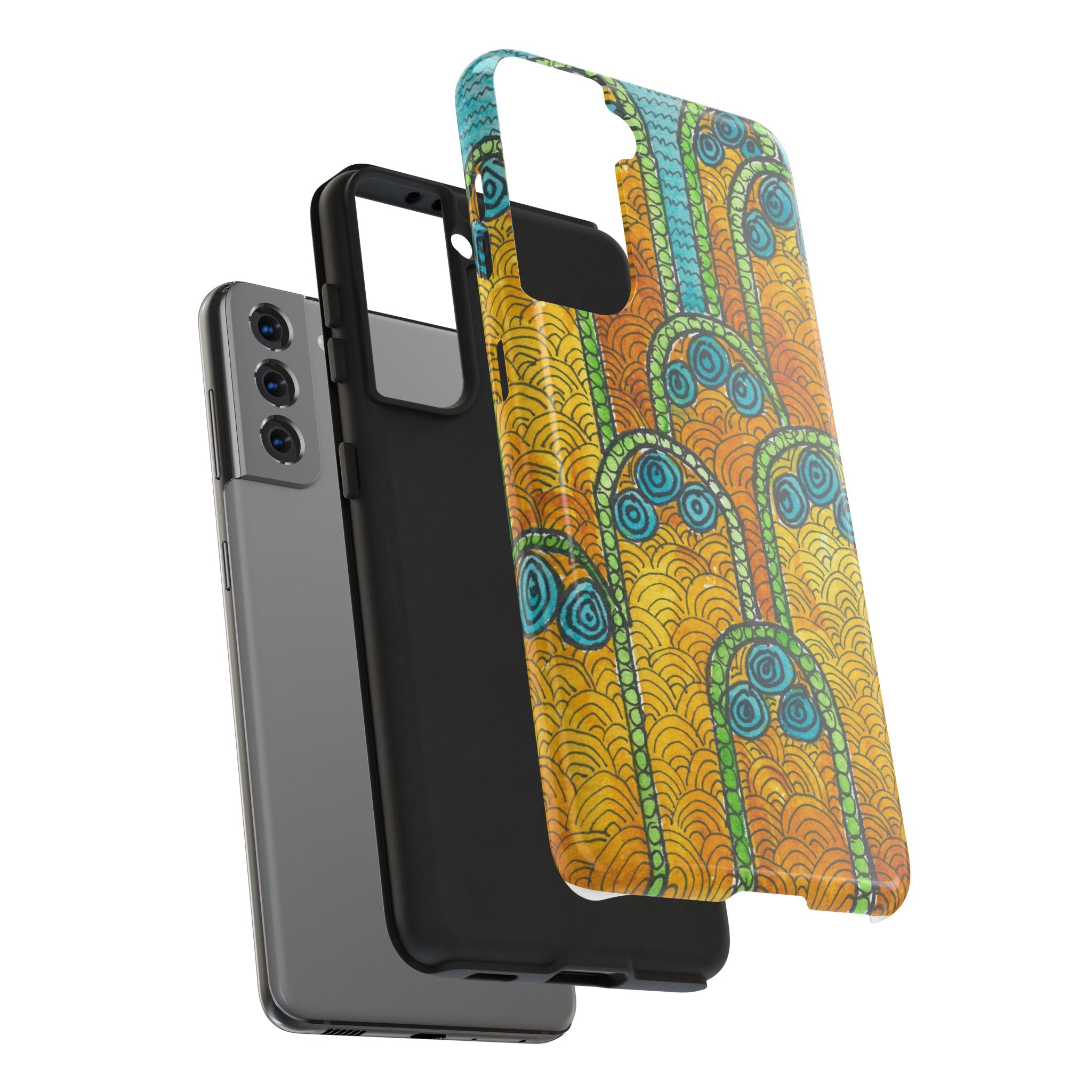 Tough Phone Case - All iPhones and Samsung Galaxys - Exciting Abstract Design #87 Belgrade Impressions - Serbia