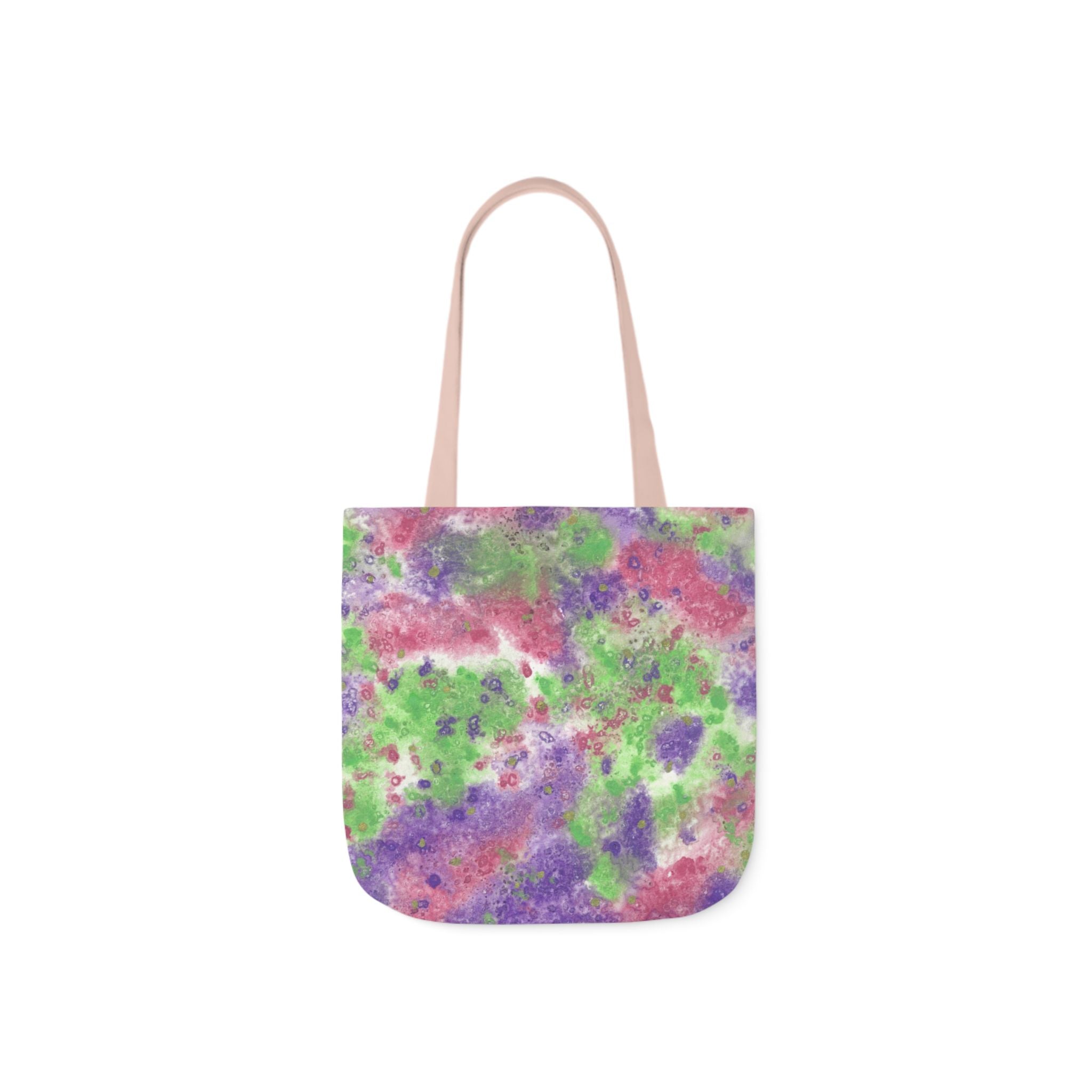 Canvas Tote Bags, Colourful Abstract Designs, 5-Color Straps, 3 Sizes.  For Family and friends or a Special Gift #100 Immortal Being