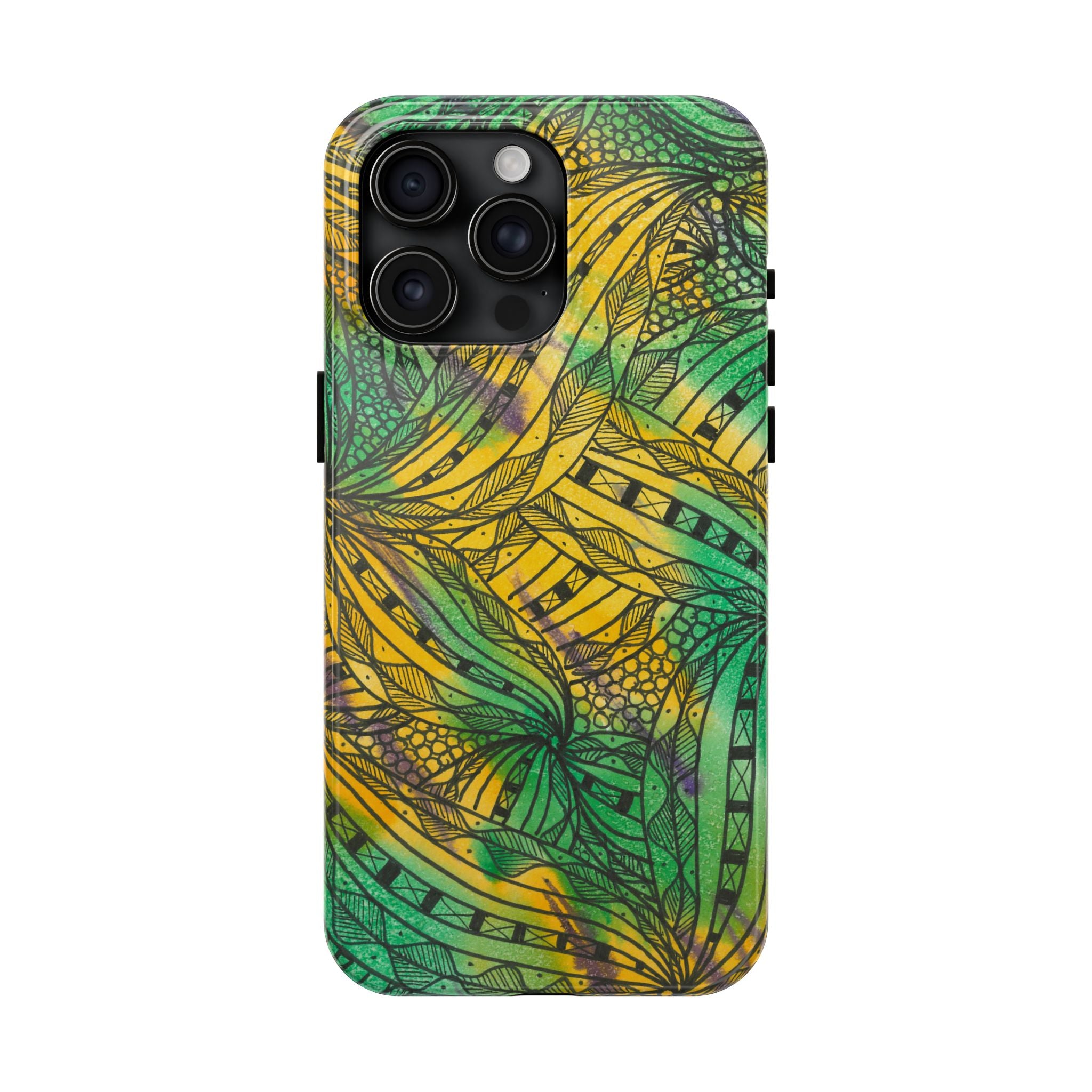 Tough Phone Case - All iPhones and Samsung Galaxys - Exciting Abstract Design #37 Shubbery!