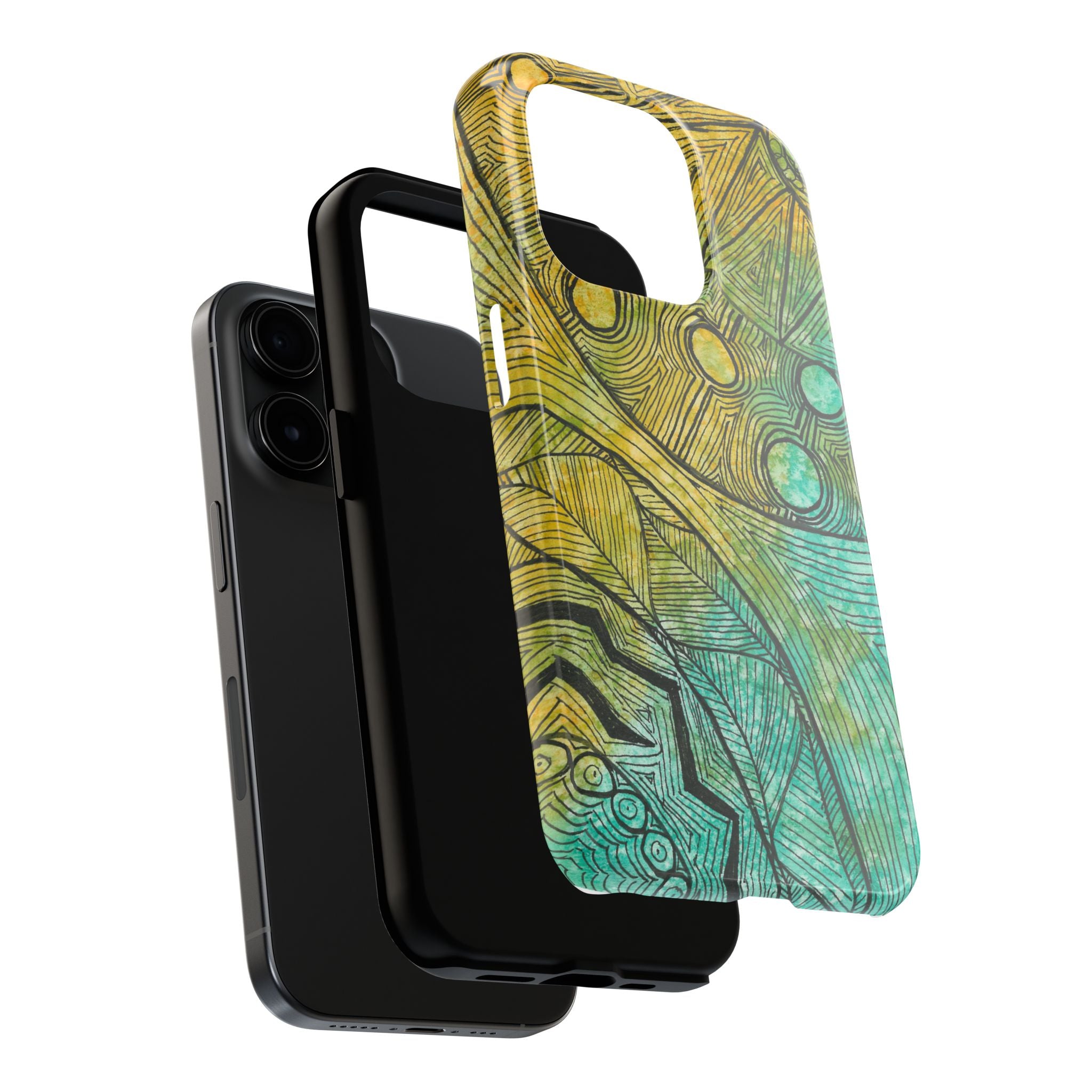 Tough Phone Case - All iPhones and Samsung Galaxys - Exciting Abstract Design #27 Come What May
