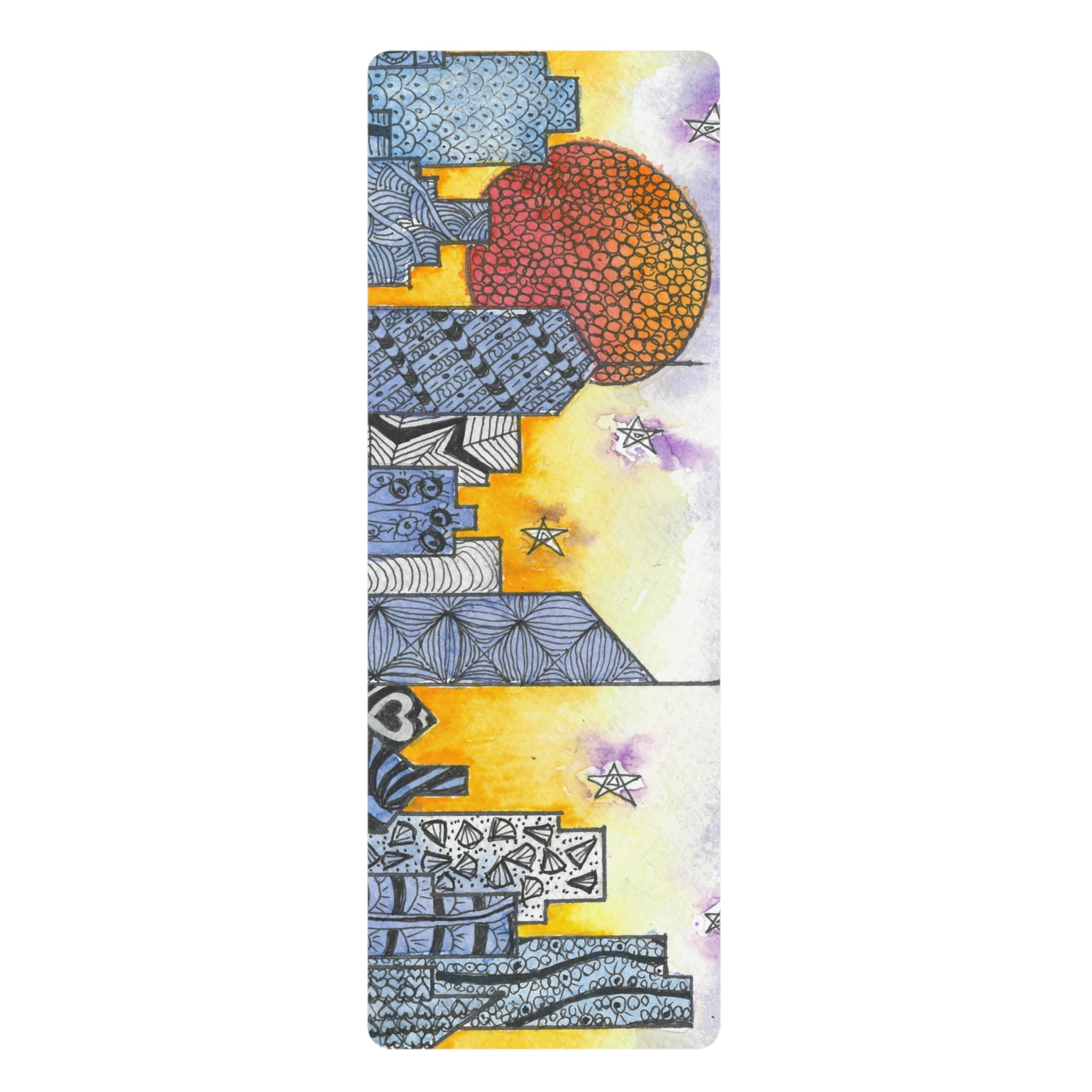 Yoga Mats and Gym Mats. Colourful Abstract Designs. Perfect for Home, Yoga or Gym Class, or a Special Gift #5 In The Shadows