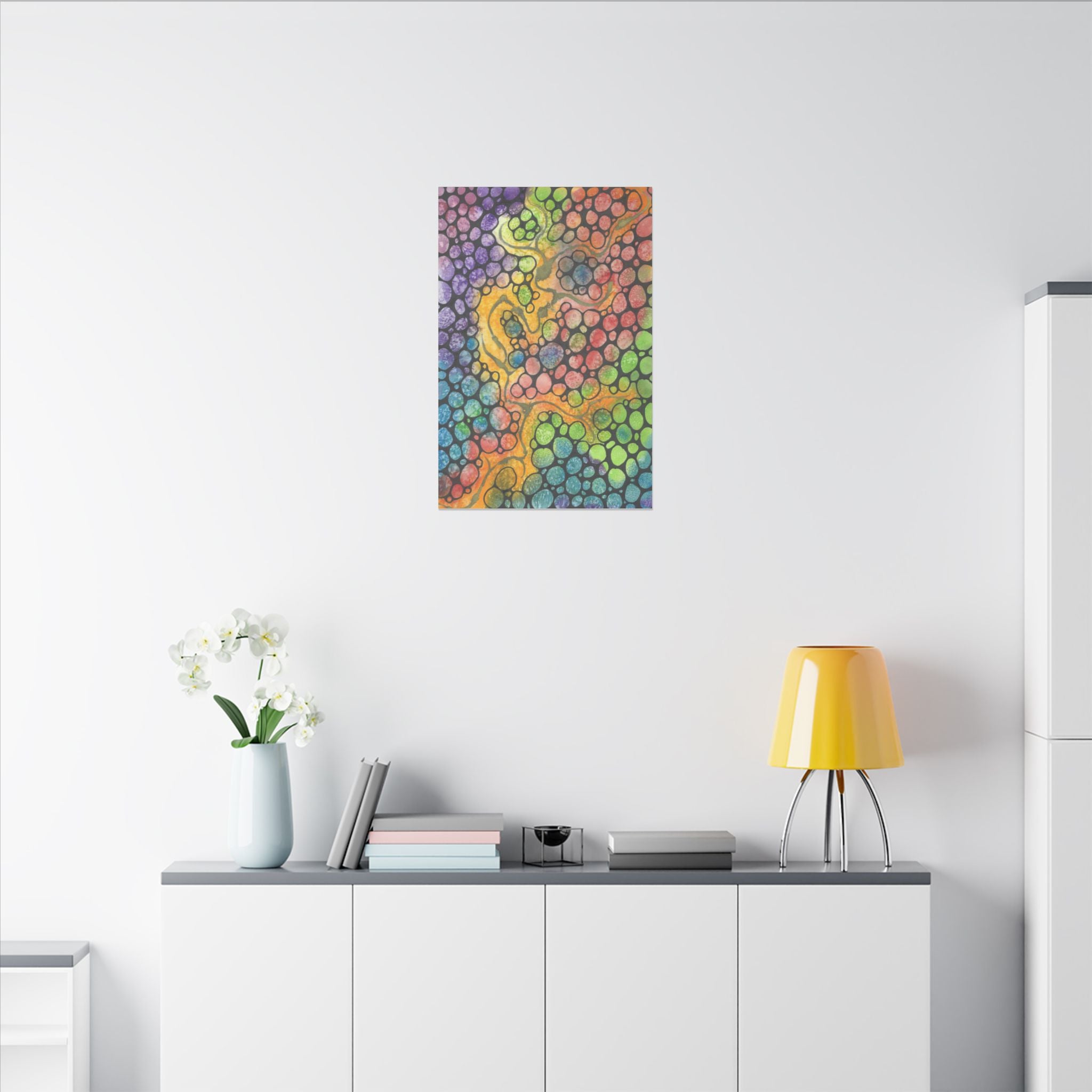 Large Colourful Wall Art, Canvas Prints, For Office, Bedroom or Living Room, or Special Gift #77 River Of Dreams