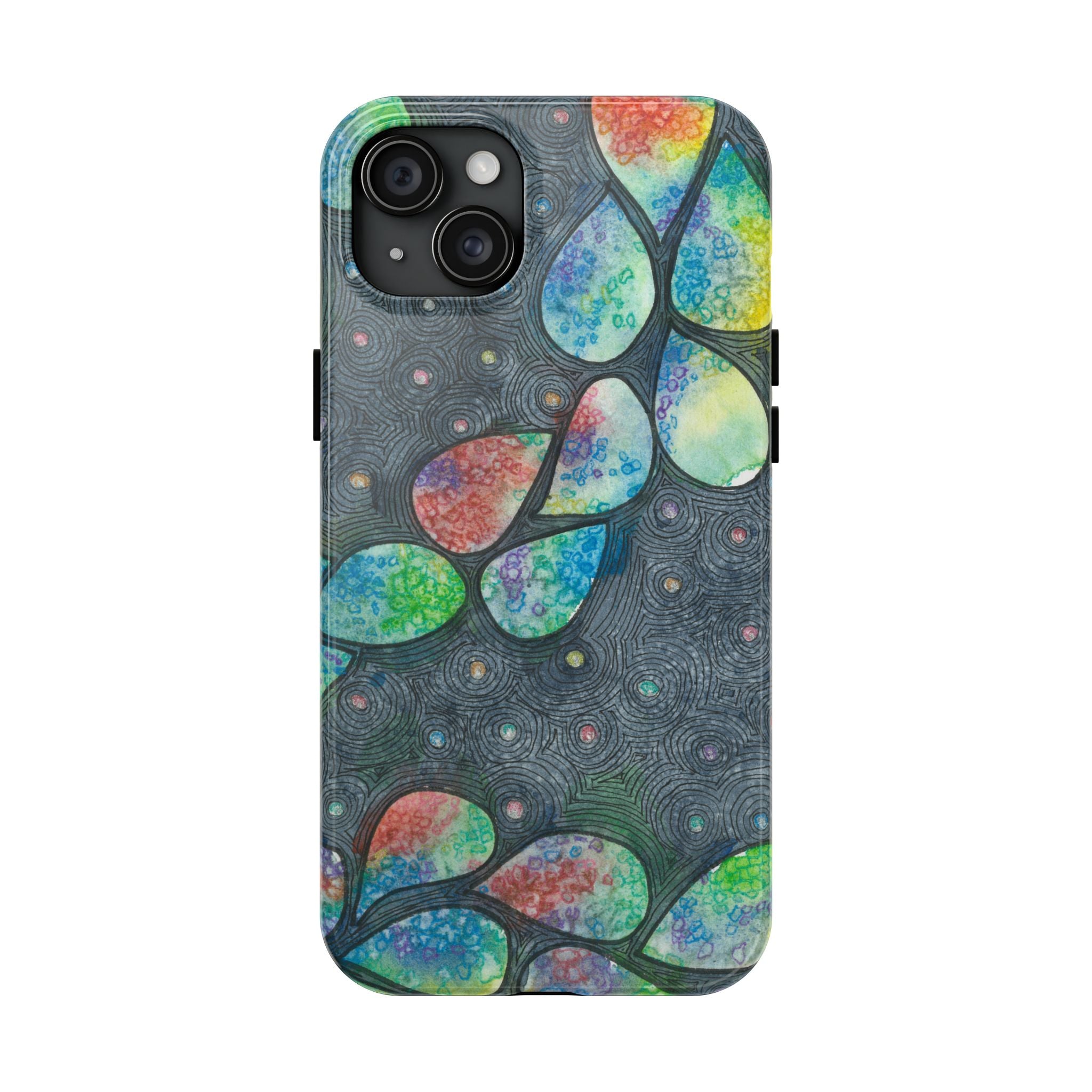 Tough Phone Case - All iPhones and Samsung Galaxys - Exciting Abstract Design #30 Give Us A Minute