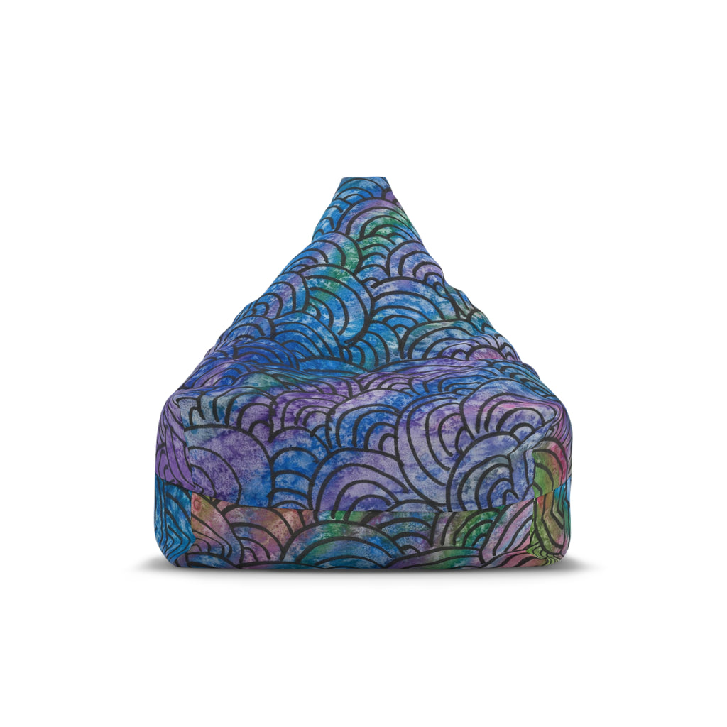 Bean Bag Chair Covers For Indoor & Outdoor - 2 Sizes - Exciting Abstract Design #84 Ah! The Past