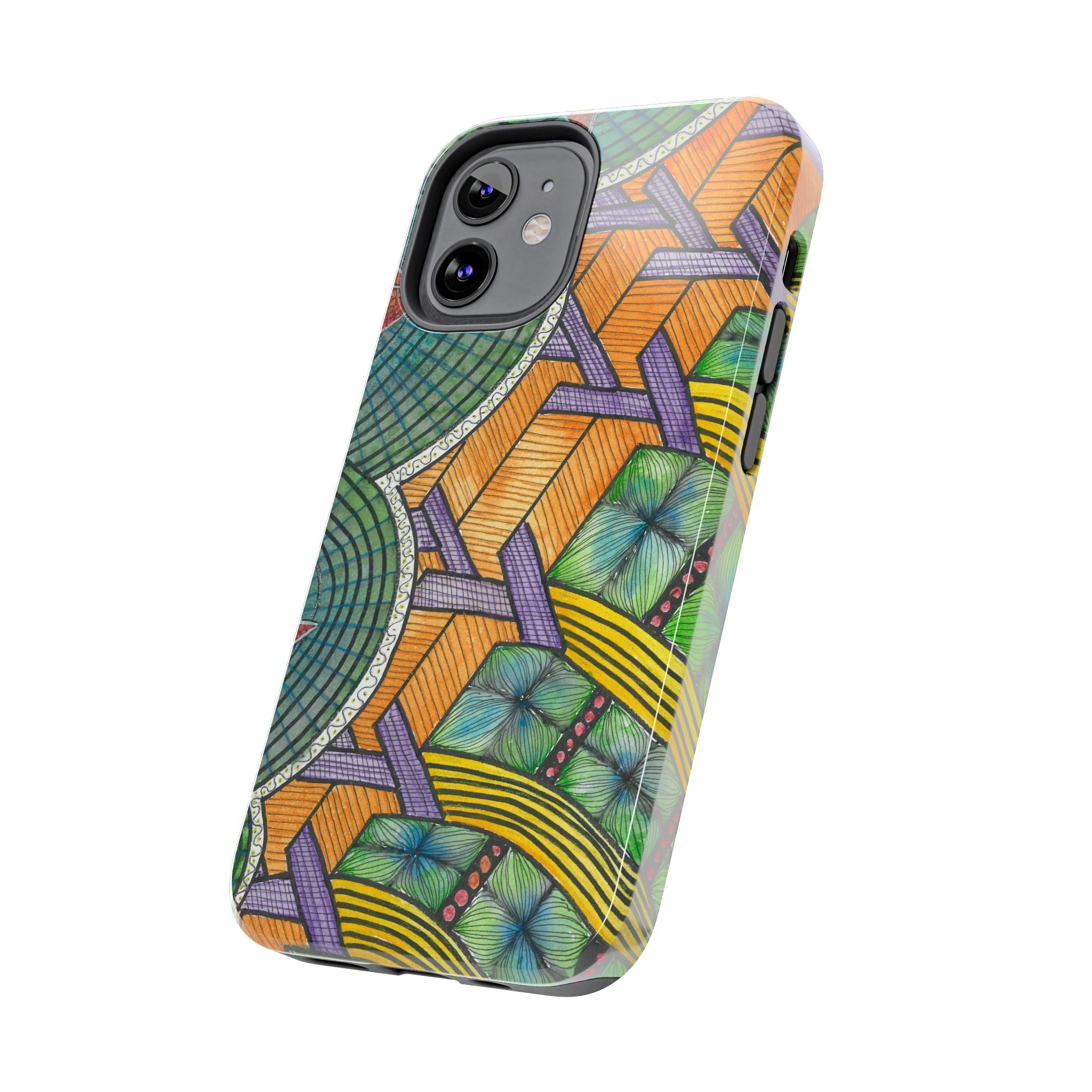Tough Phone Case - All iPhones and Samsung Galaxys - Exciting Abstract Design #31 T'Eye Land