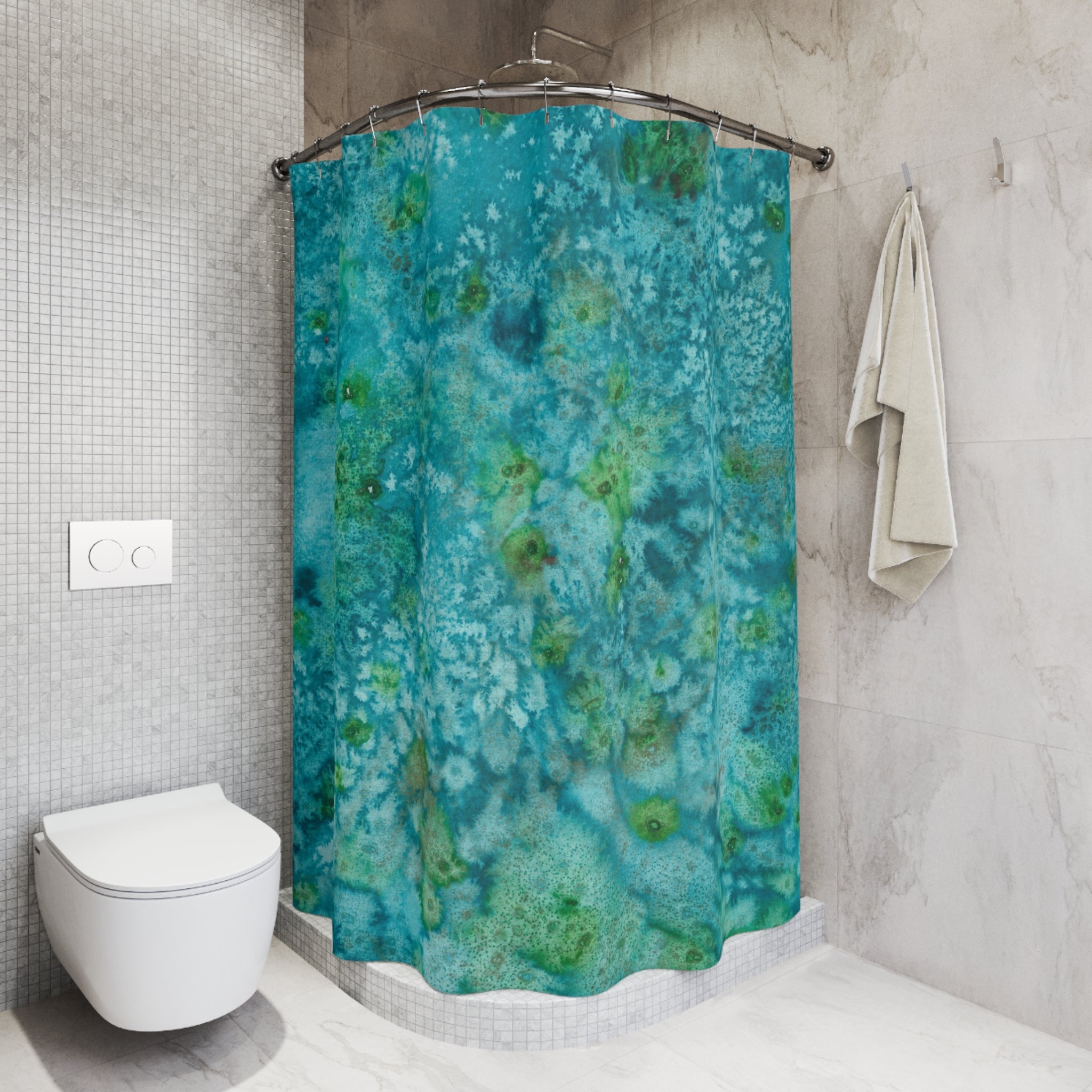 Beautiful Shower Curtains to Refresh Your Bathroom. Colourful Abstract Designs. Perfect For Your Bathroom or Special House-Warming Gift #83 Who Am I Today