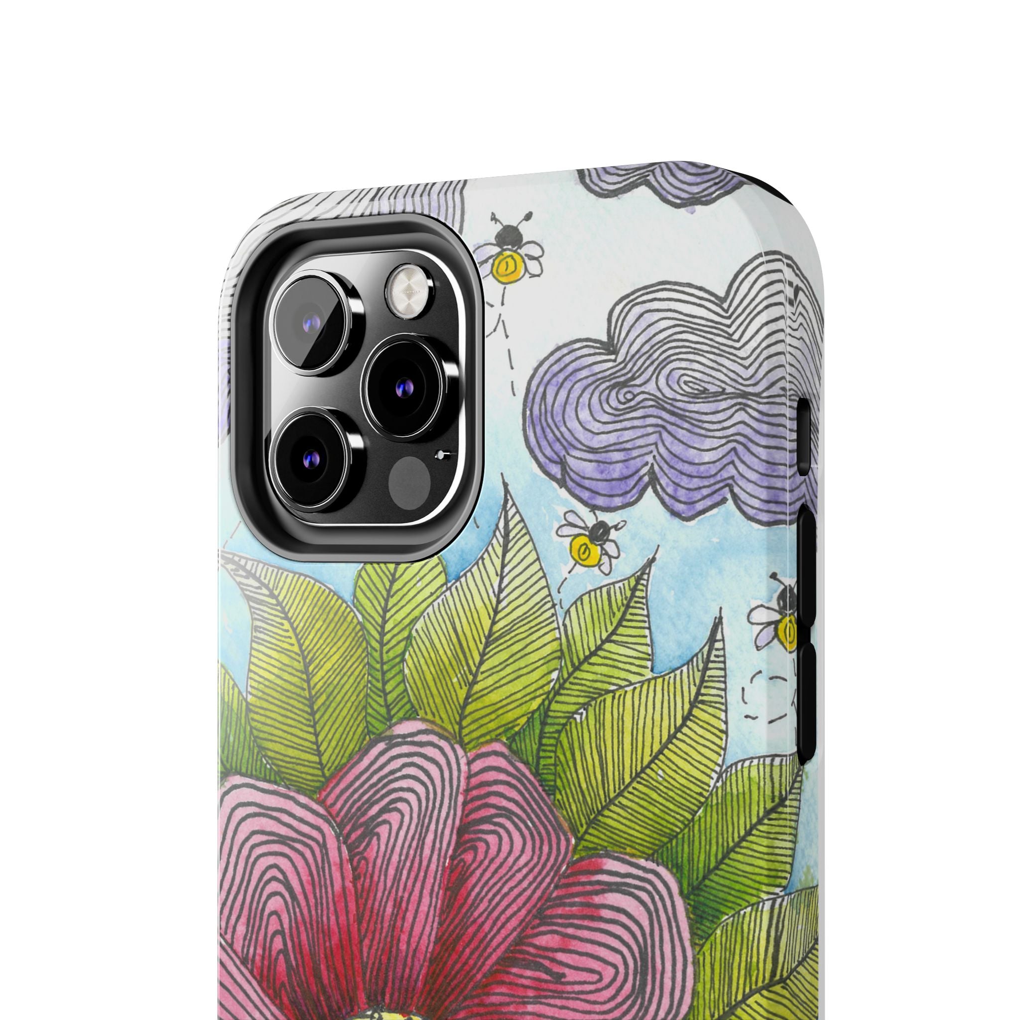 Tough Phone Case - All iPhones and Samsung Galaxys - Exciting Abstract Design  #4 Bloom'n