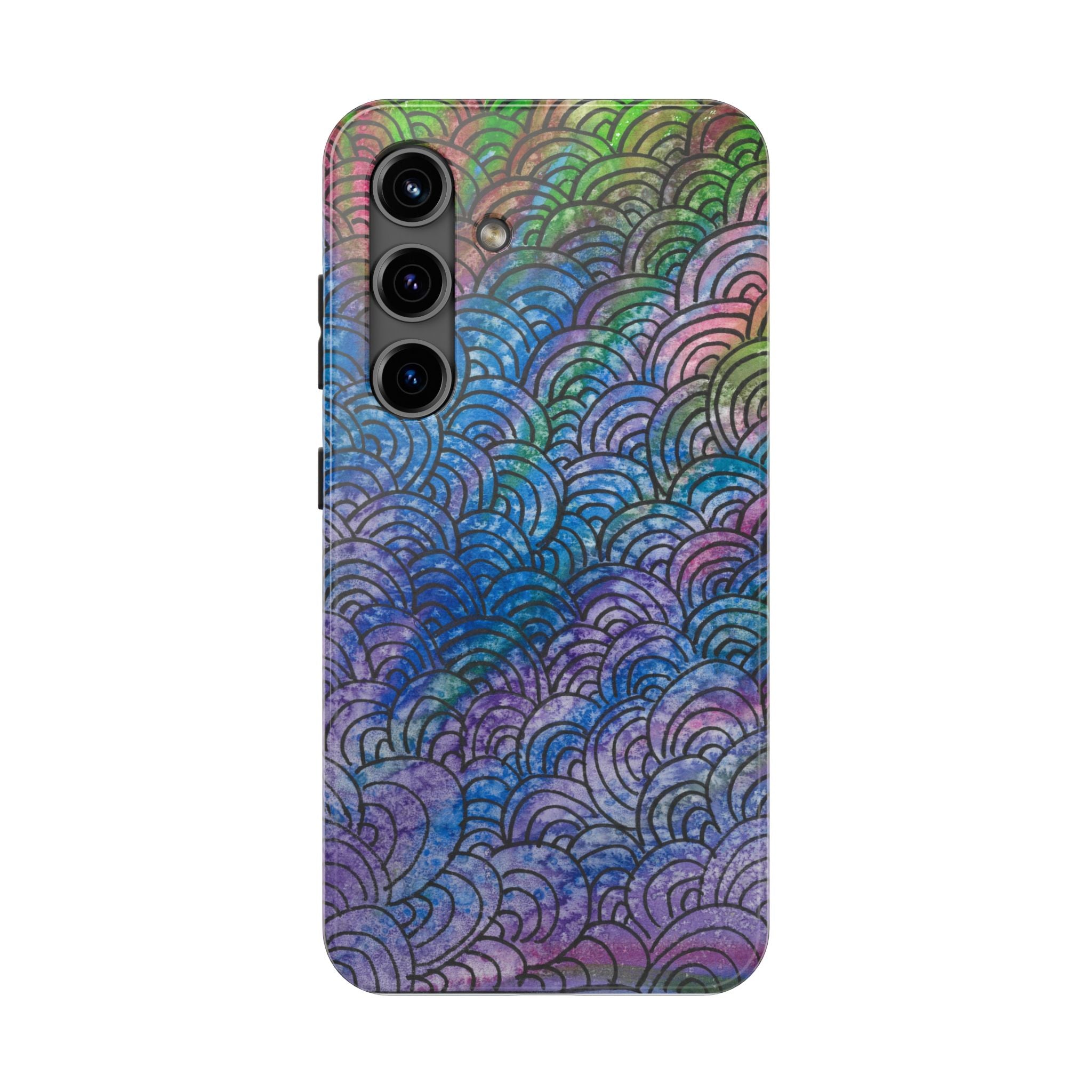 Tough Phone Case - All iPhones and Samsung Galaxys - Exciting Abstract Design #84 Ah! The Past