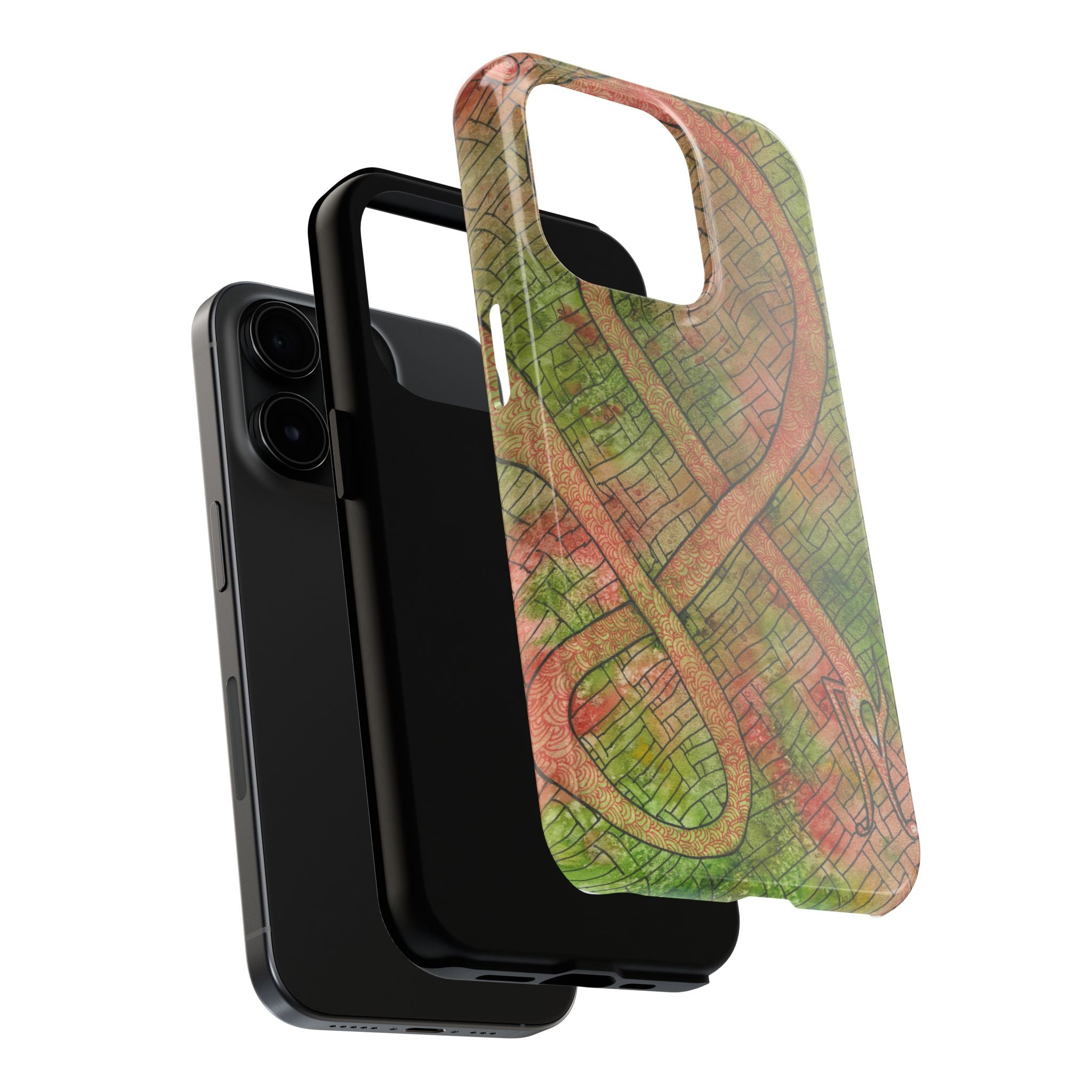 Tough Phone Case - All iPhones and Samsung Galaxys - Exciting Abstract Design #57 Celtic Flavours