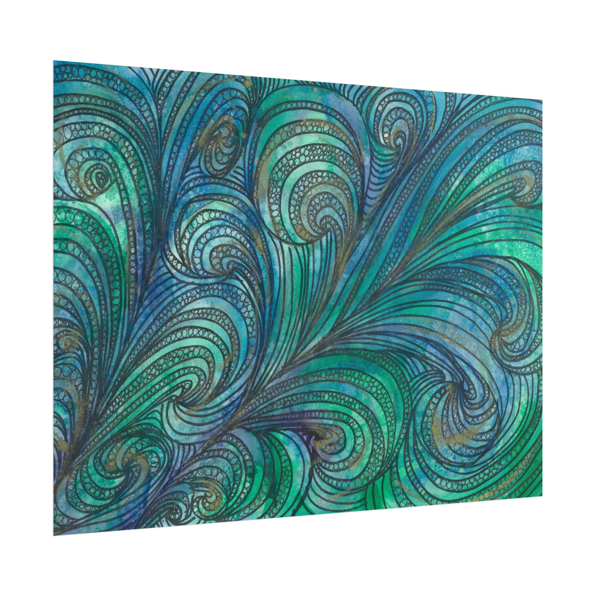 Large Colourful Wall Art, Posters & Prints, For Office, Bedroom or Living Room, or Special Gift #71 Call Of The Sea