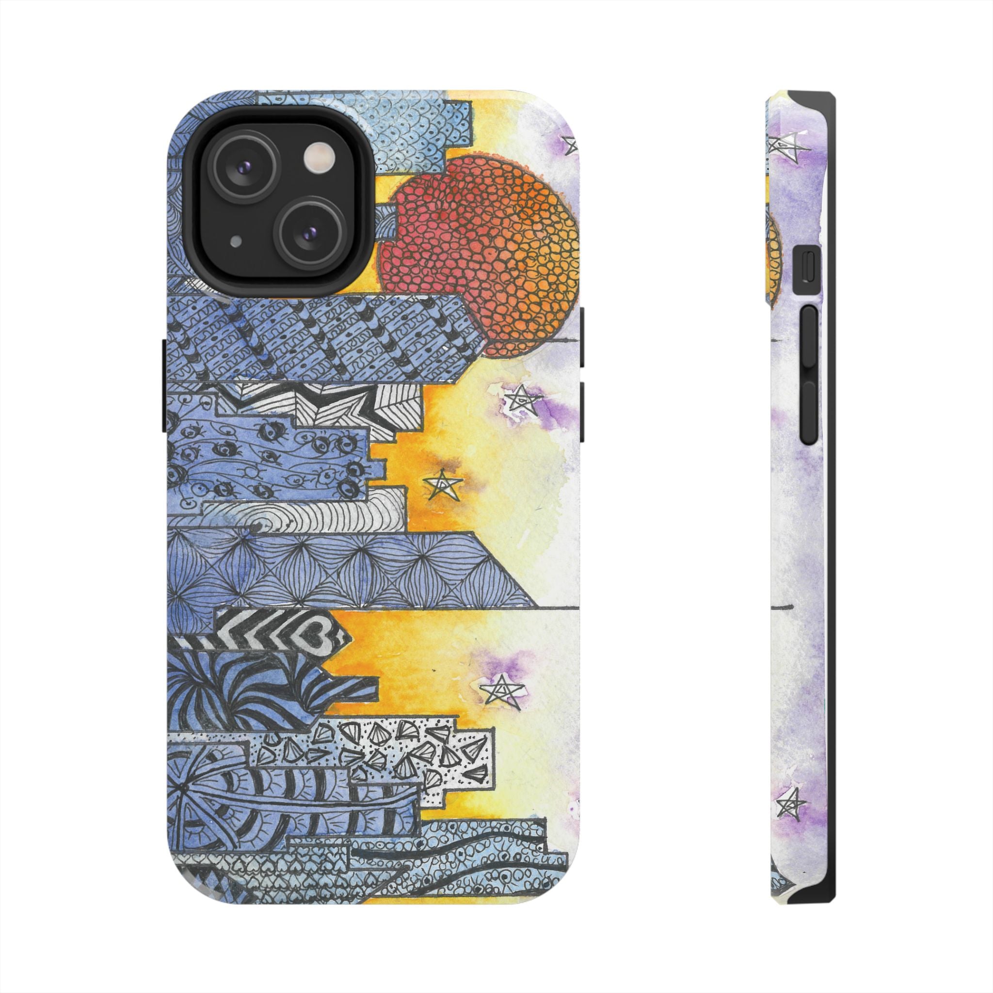 Tough Phone Case - All iPhones and Samsung Galaxys - Exciting Abstract Design #5 In The Shadows