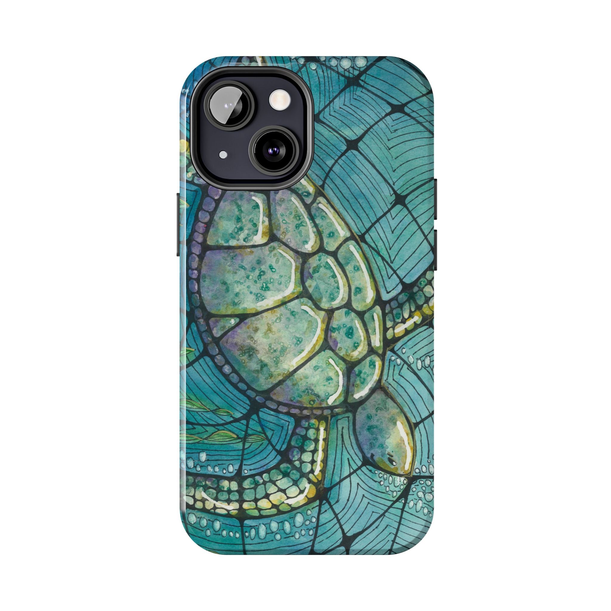 Tough Phone Case - All iPhones and Samsung Galaxys - Exciting Abstract Design #73 Turtling Along