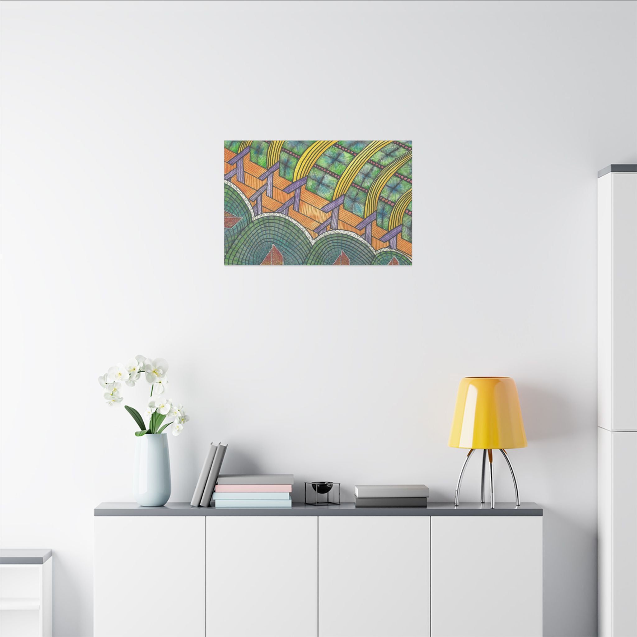 Large Colourful Wall Art, Canvas Prints, For Office, Bedroom or Living Room, or Special Gift #31 T'Eye Land