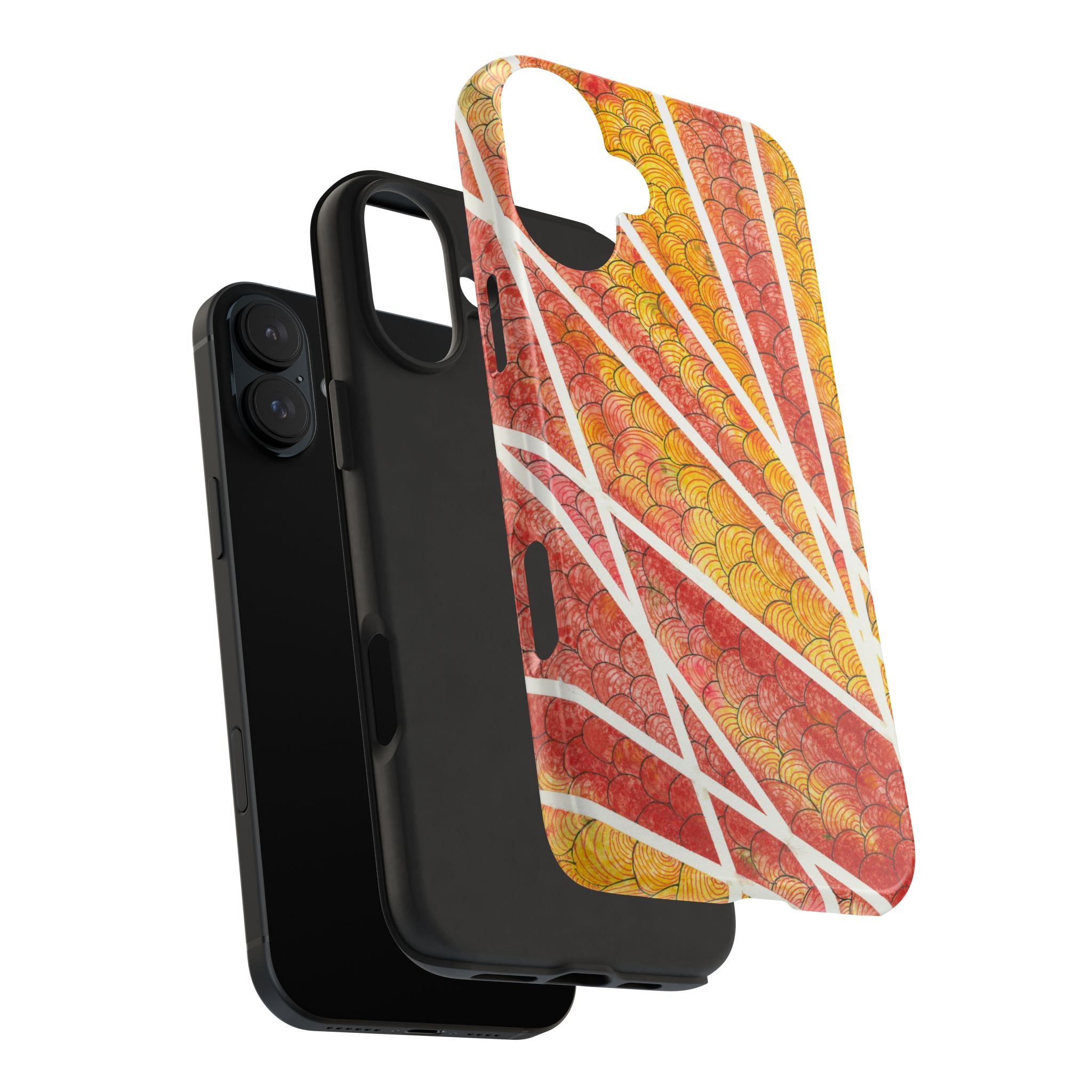 Tough Phone Case - All iPhones and Samsung Galaxys - Exciting Abstract Design #67 Max Mimosa
