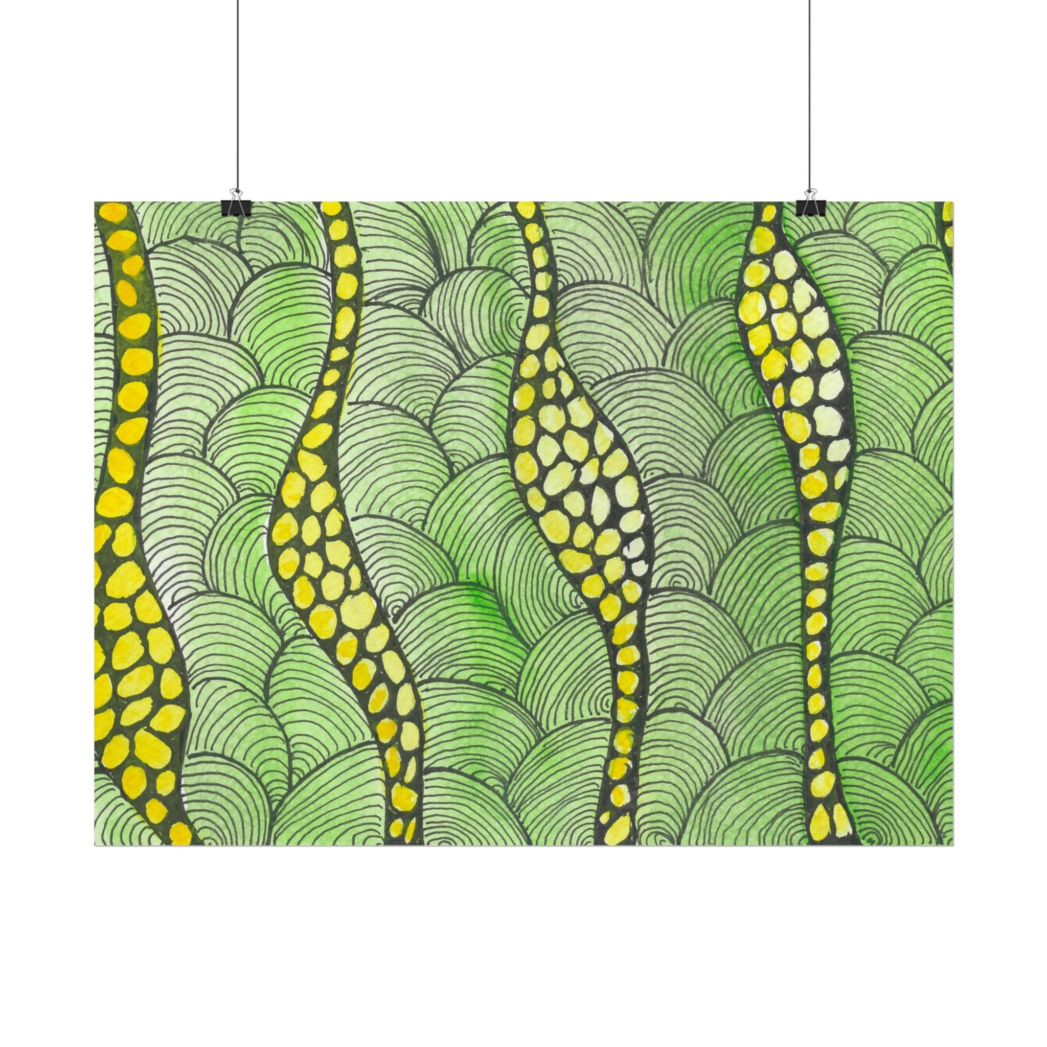 Large Colourful Wall Art, Posters & Prints, For Office, Bedroom or Living Room, or Special Gift #13 Watcha Thinking