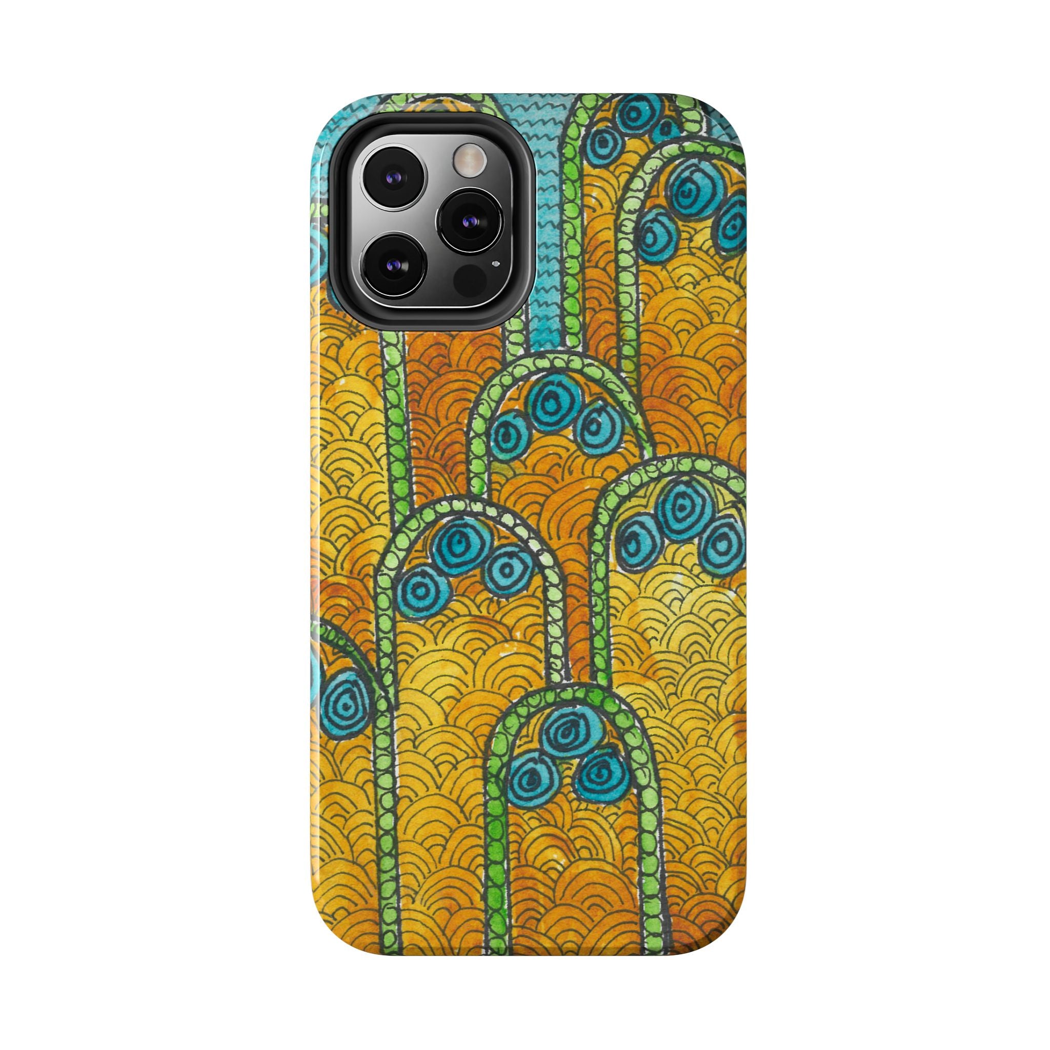 Tough Phone Case - All iPhones and Samsung Galaxys - Exciting Abstract Design #87 Belgrade Impressions - Serbia