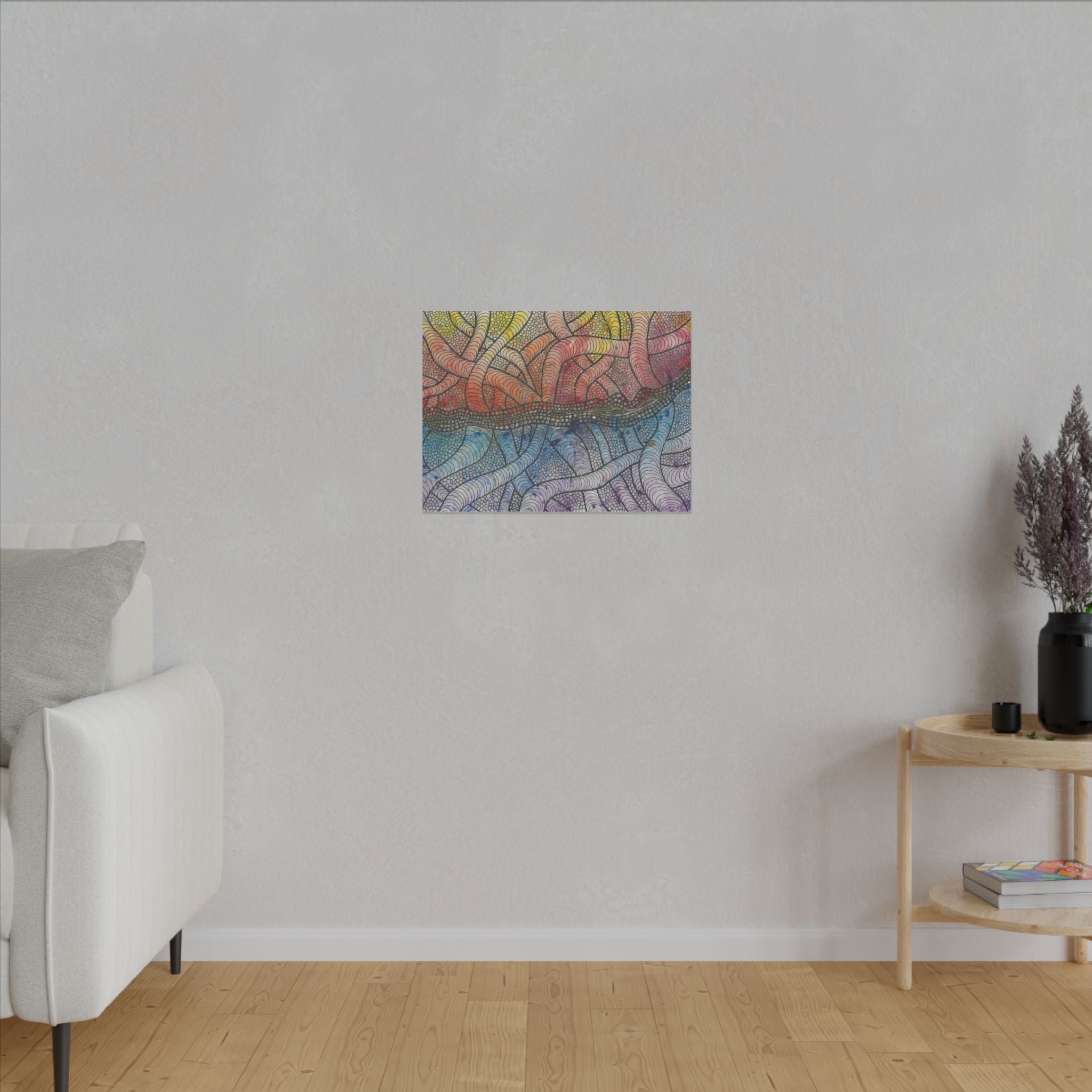 Large Colourful Wall Art, Canvas Prints, For Office, Bedroom or Living Room, or Special Gift #72 After The End