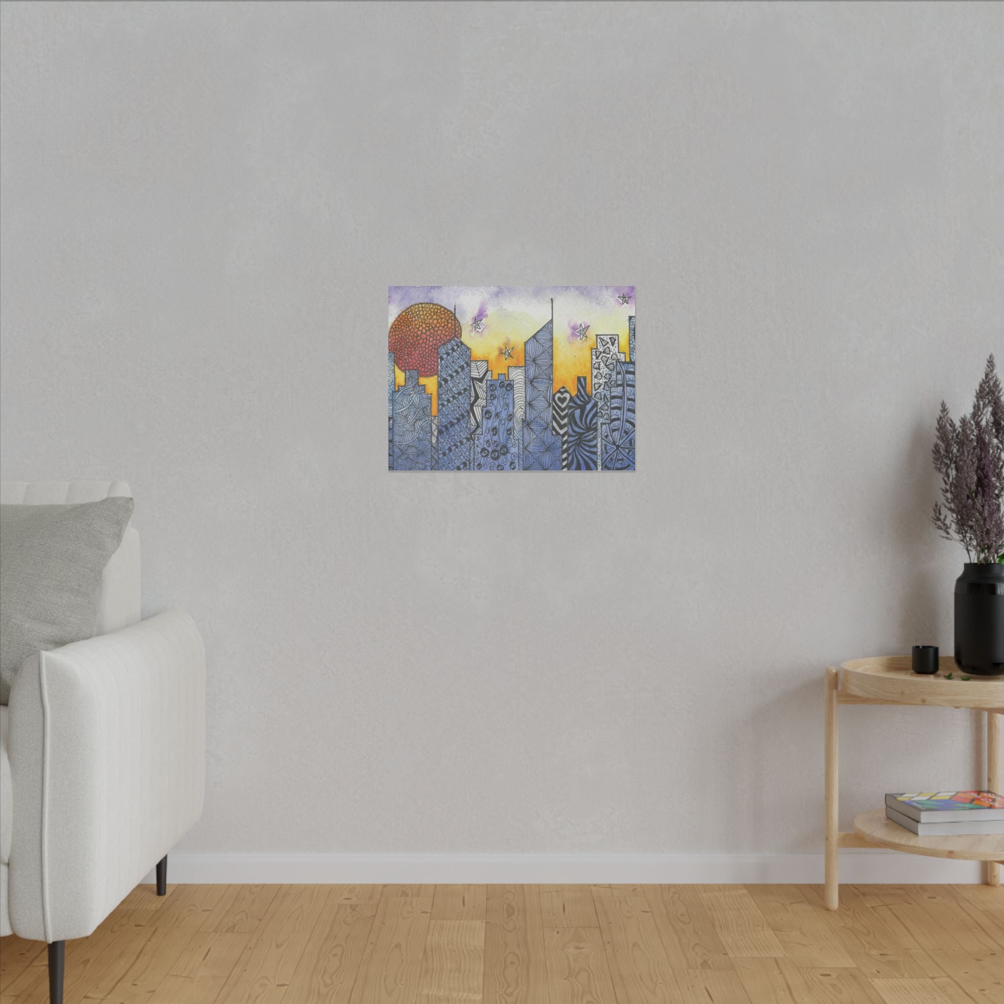 Large Colourful Wall Art, Canvas Prints, For Office, Bedroom or Living Room, or Special Gift #5 In The Shadows