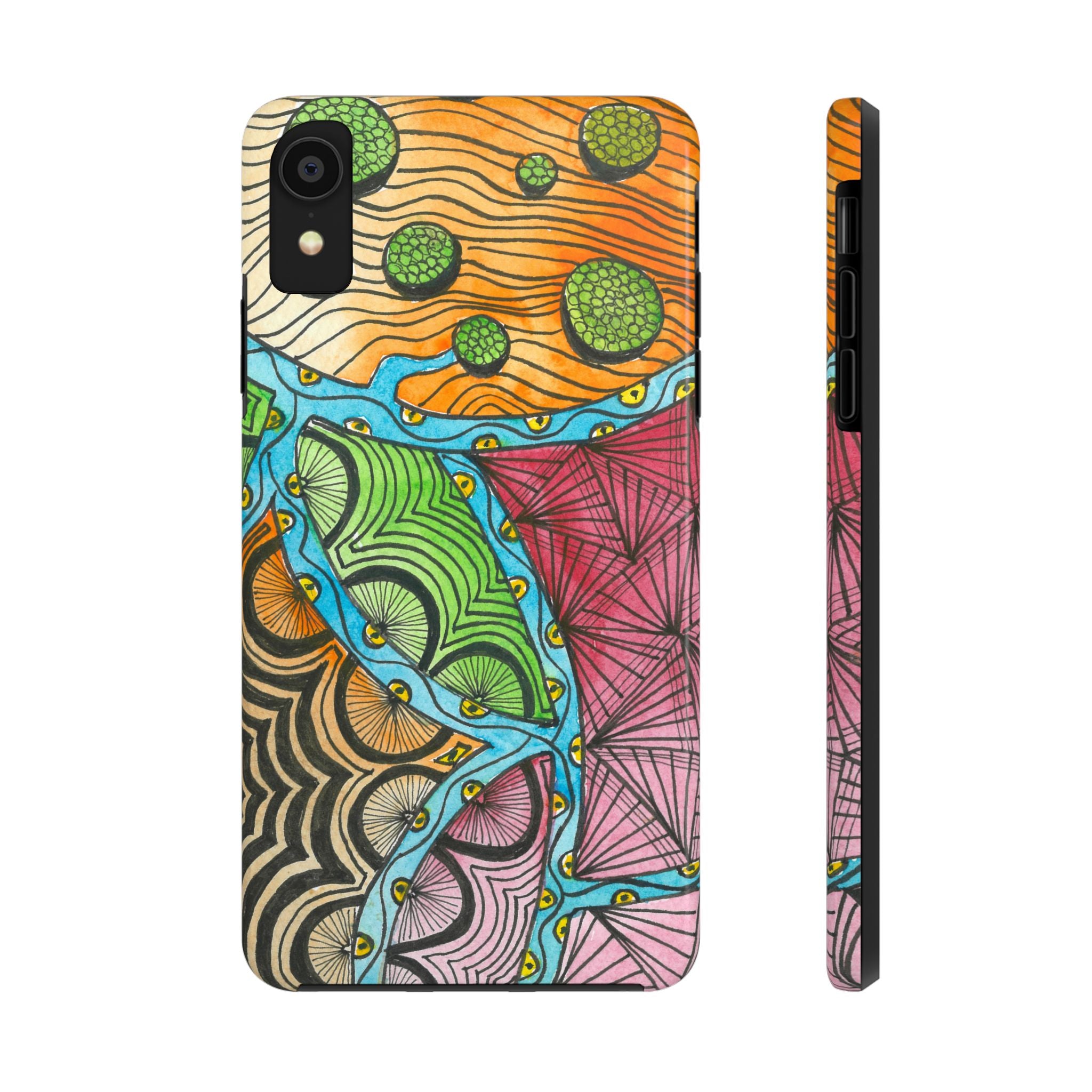 Tough Phone Case - All iPhones and Samsung Galaxys - Exciting Abstract Design #11 Today's The Day