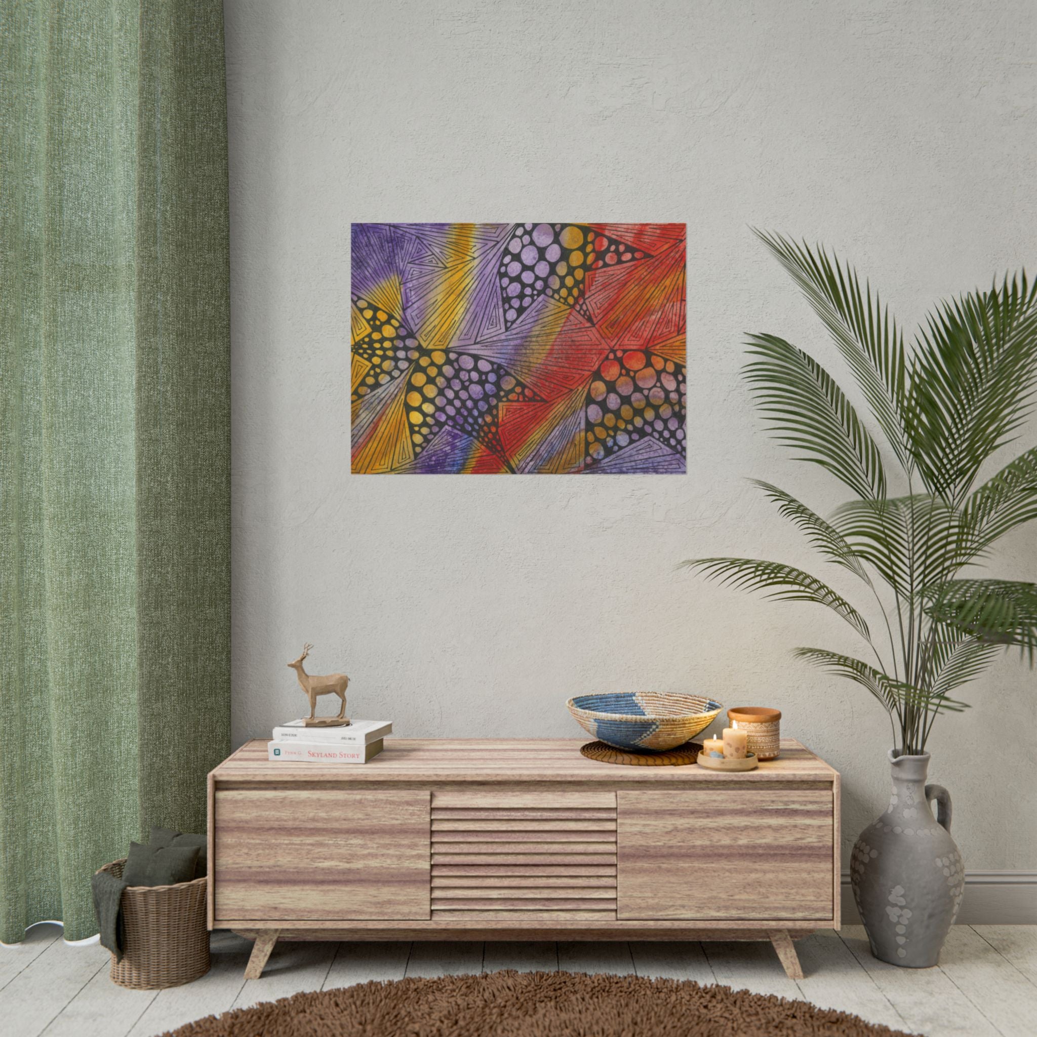 Large Colourful Wall Art, Posters & Prints, For Office, Bedroom or Living Room, or Special Gift #82 Fighting Delusions